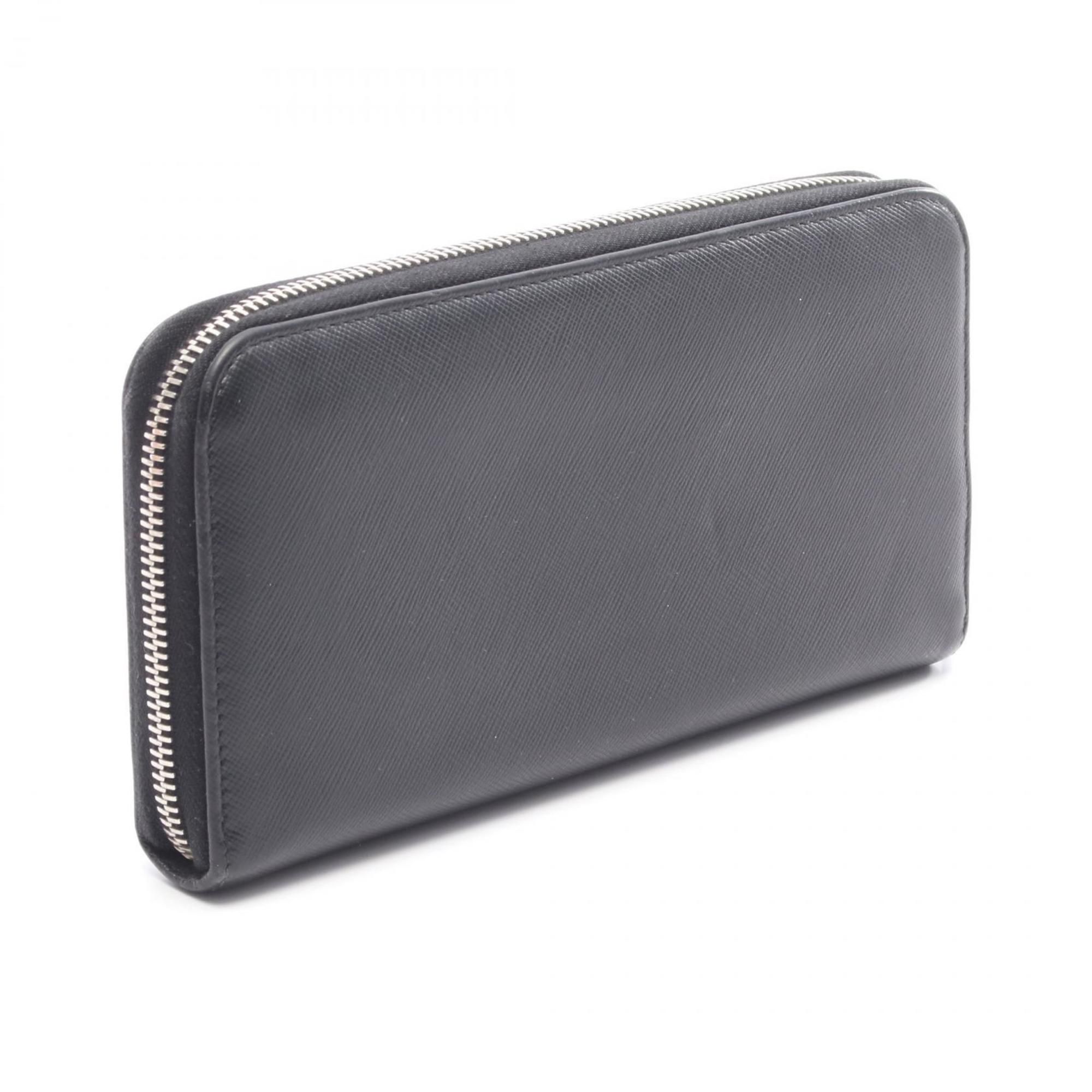 Leather Long Wallet (Bi-Fold) (Pre-Owned) - Prada - Modalova