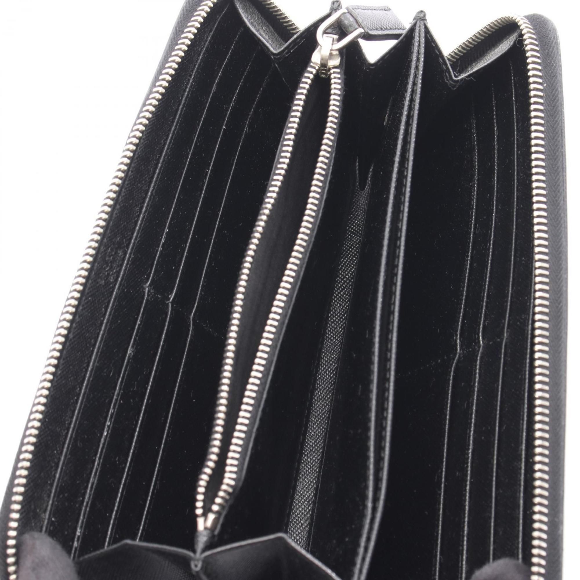 Leather Long Wallet (Bi-Fold) (Pre-Owned) - Prada - Modalova