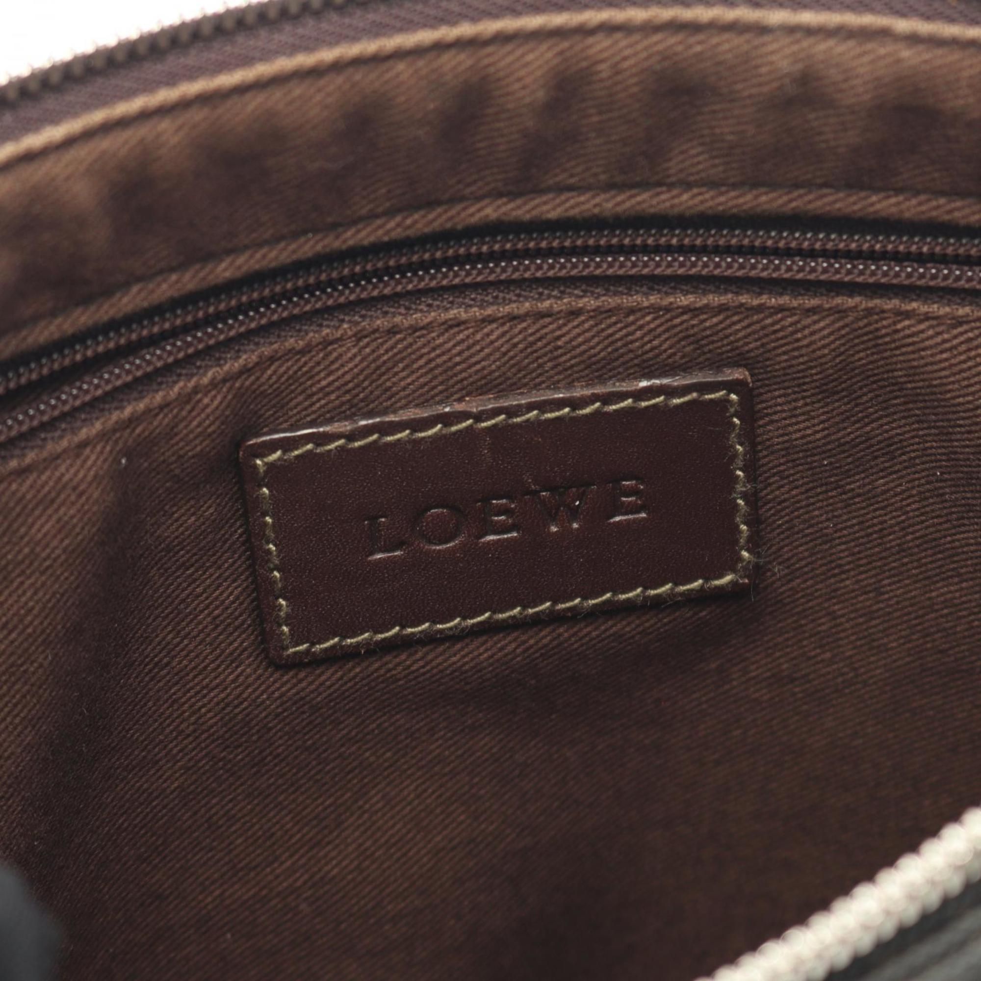 Coated Canvas Leather Shoulder Bag (Pre-Owned) - Loewe - Modalova