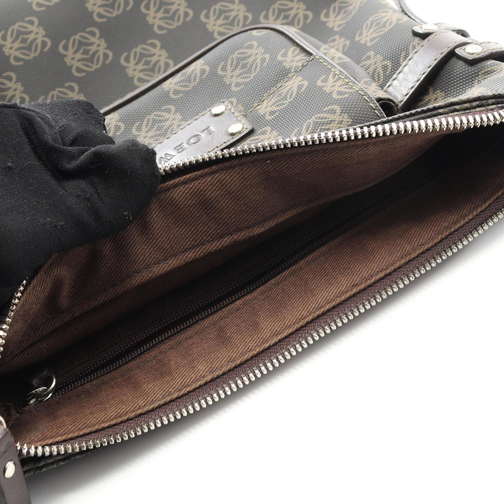 Coated Canvas Leather Shoulder Bag (Pre-Owned) - Loewe - Modalova