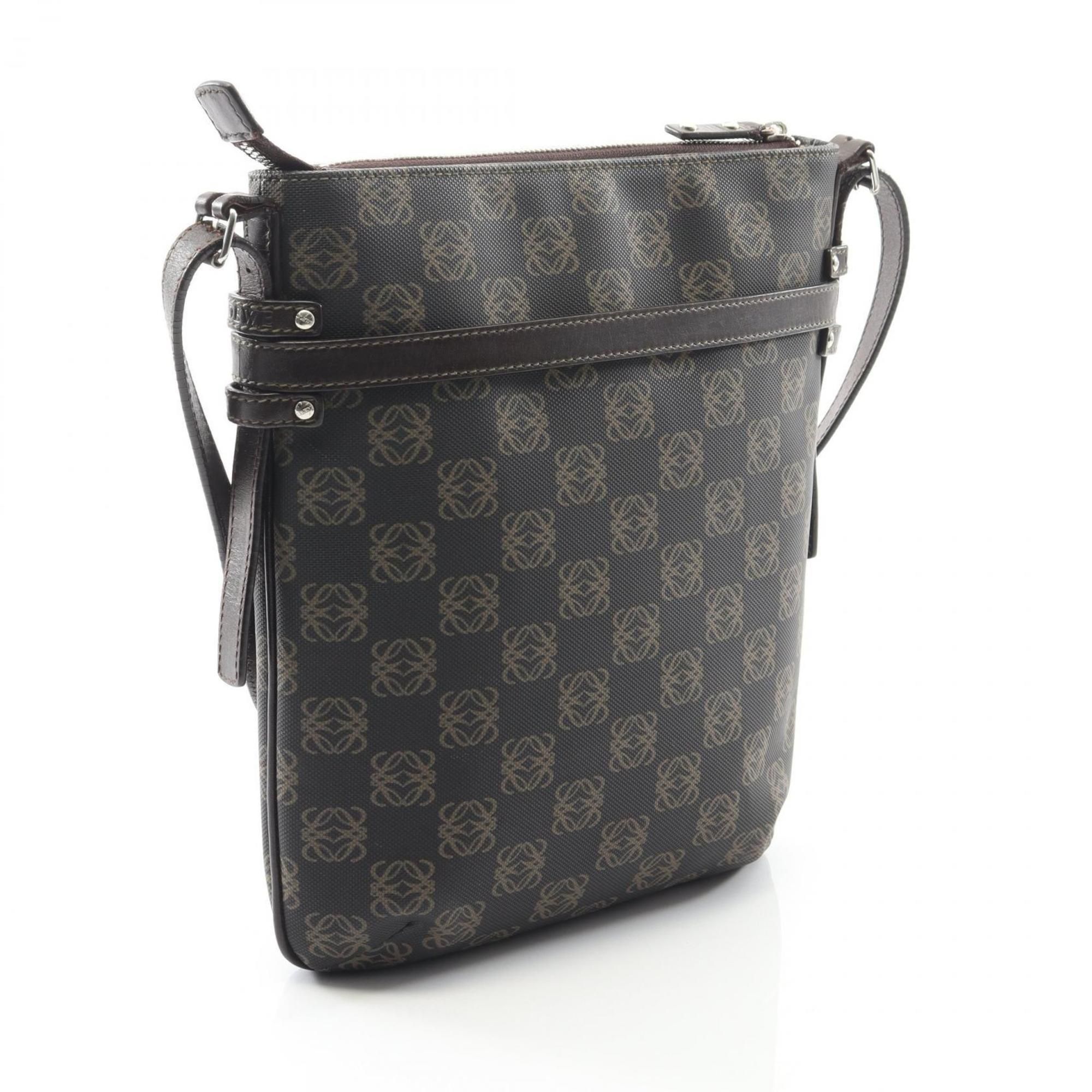 Coated Canvas Leather Shoulder Bag (Pre-Owned) - Loewe - Modalova
