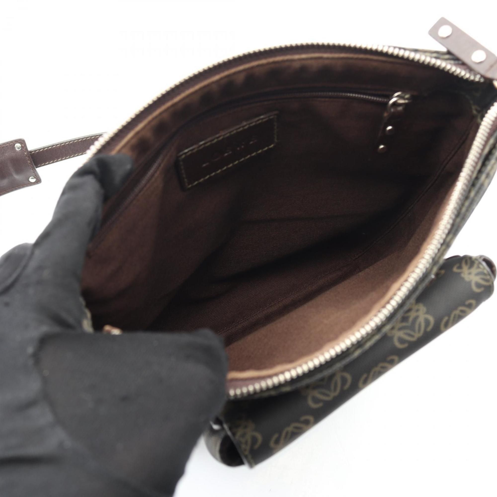 Coated Canvas Leather Shoulder Bag (Pre-Owned) - Loewe - Modalova