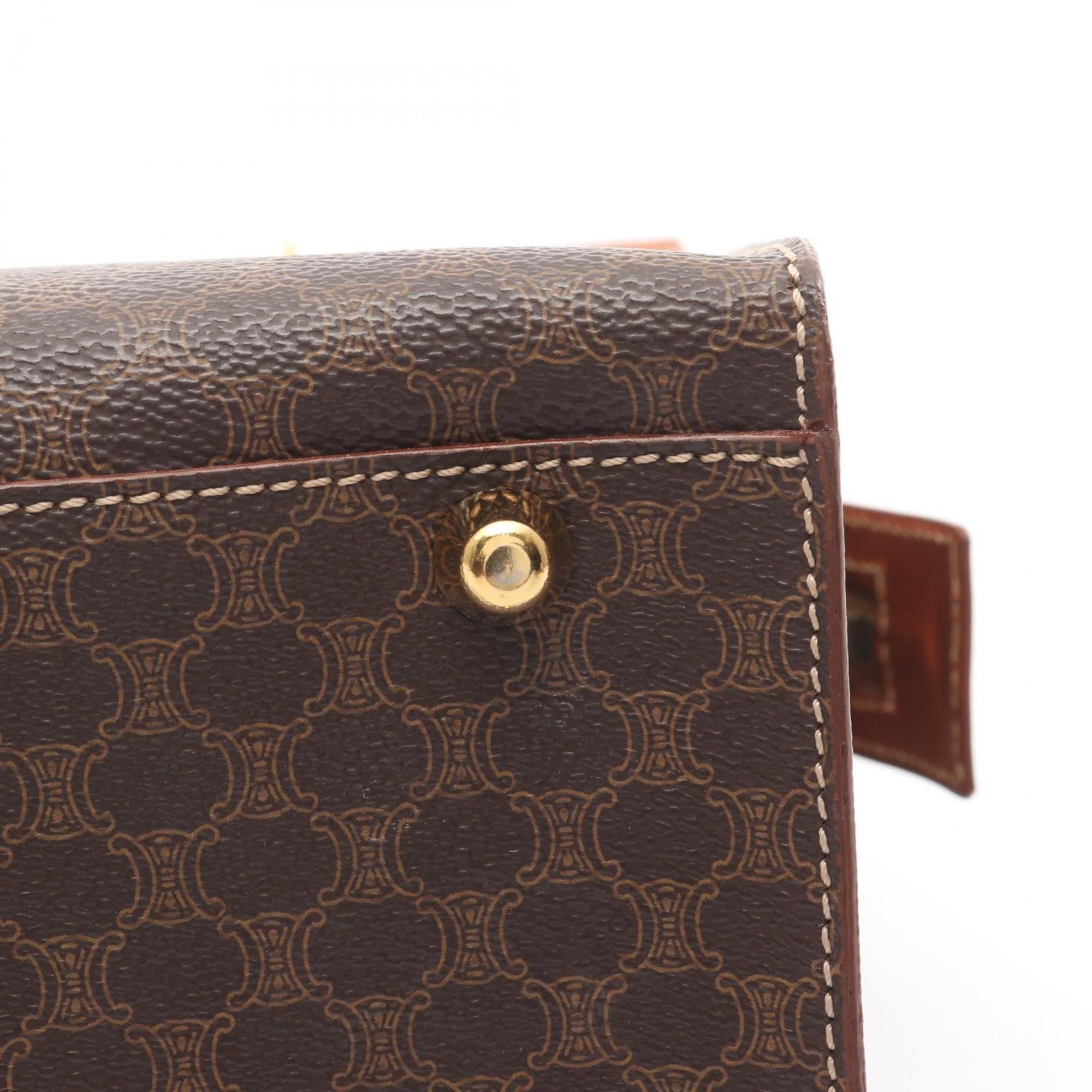 Coated Canvas Leather Handbag (Pre-Owned) - Celine - Modalova
