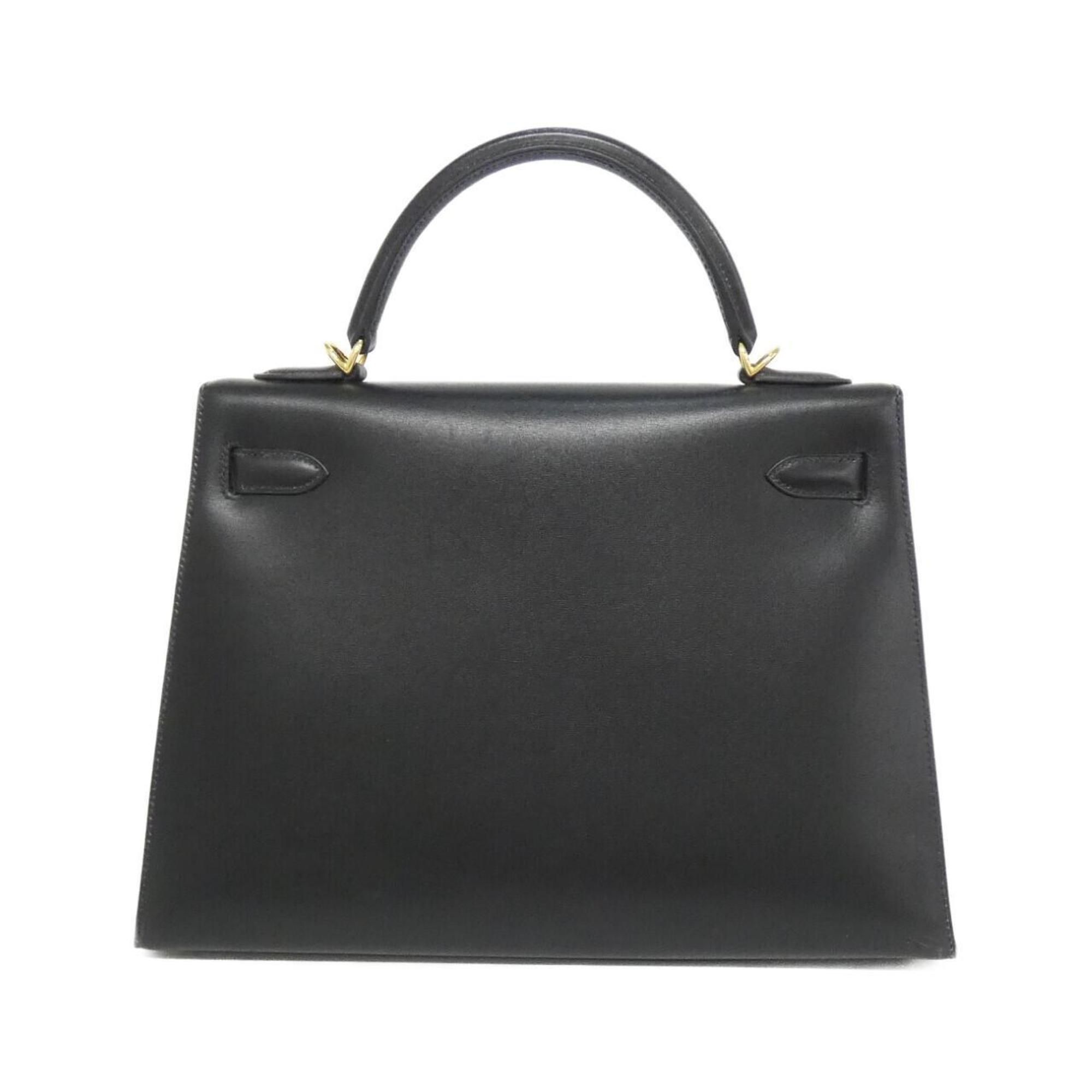 Box Calf Leather Handbag (Pre-Owned) - Hermes - Modalova