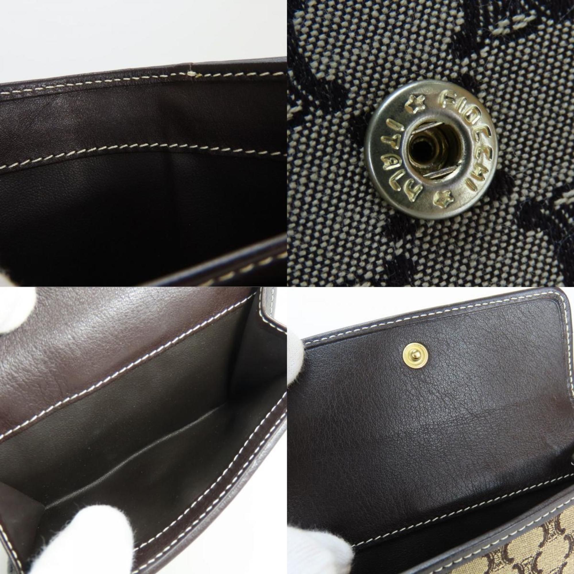 Macadam Canvas Leather Wallet (Bi-Fold) (Pre-Owned) - Celine - Modalova