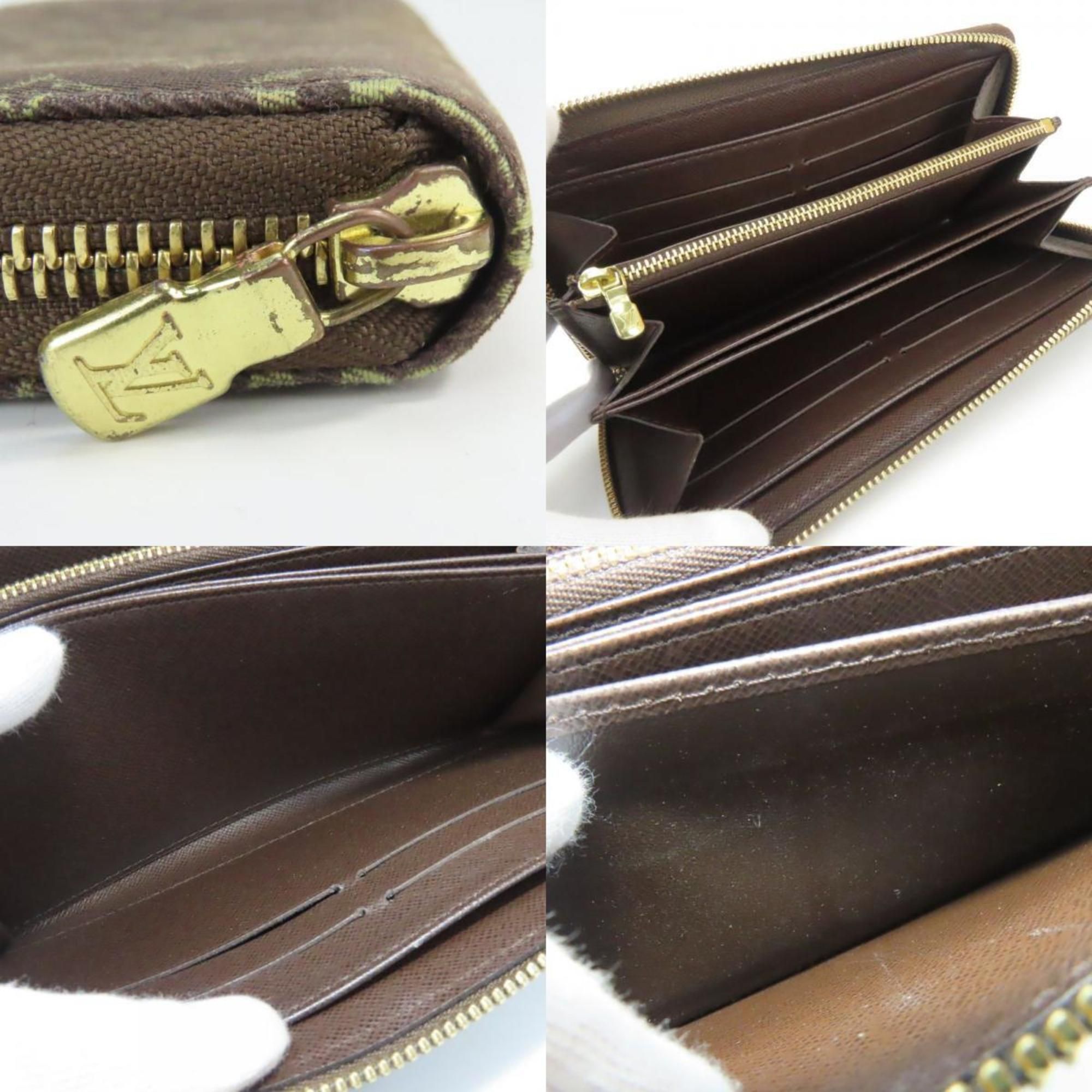 Monogram Mini Lin Long Wallet (Bi-Fold) (Pre-Owned) - Louis Vuitton - Modalova
