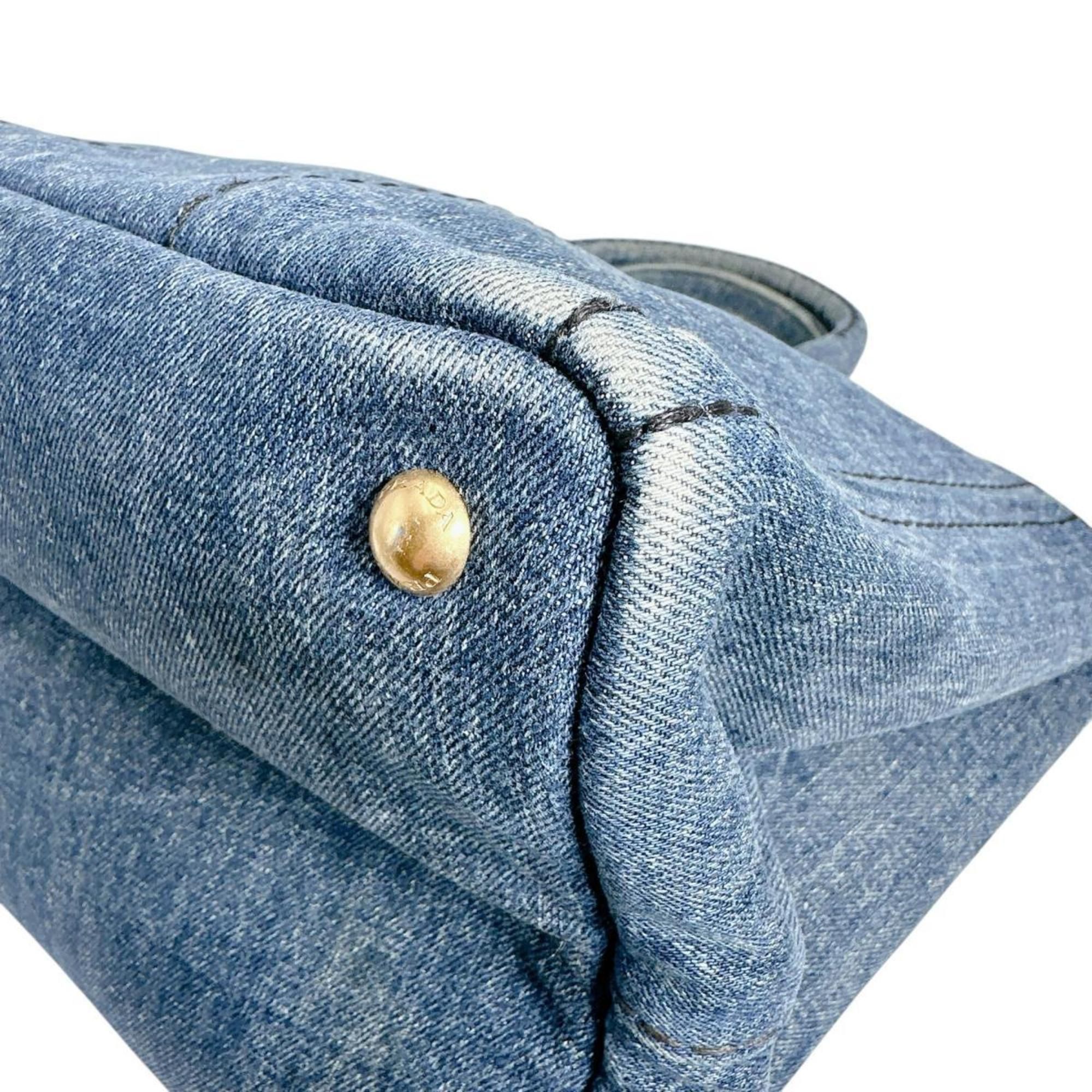 Denim Tote Bag (Pre-Owned) - Prada - Modalova