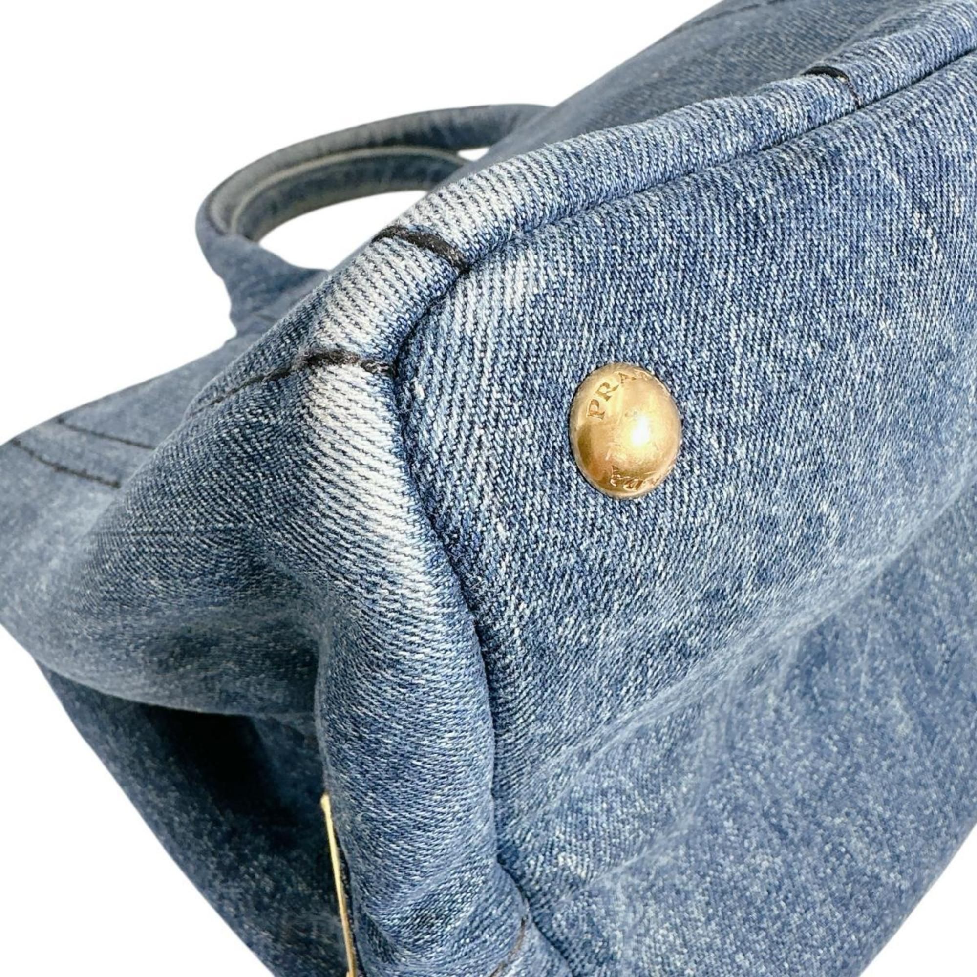 Denim Tote Bag (Pre-Owned) - Prada - Modalova