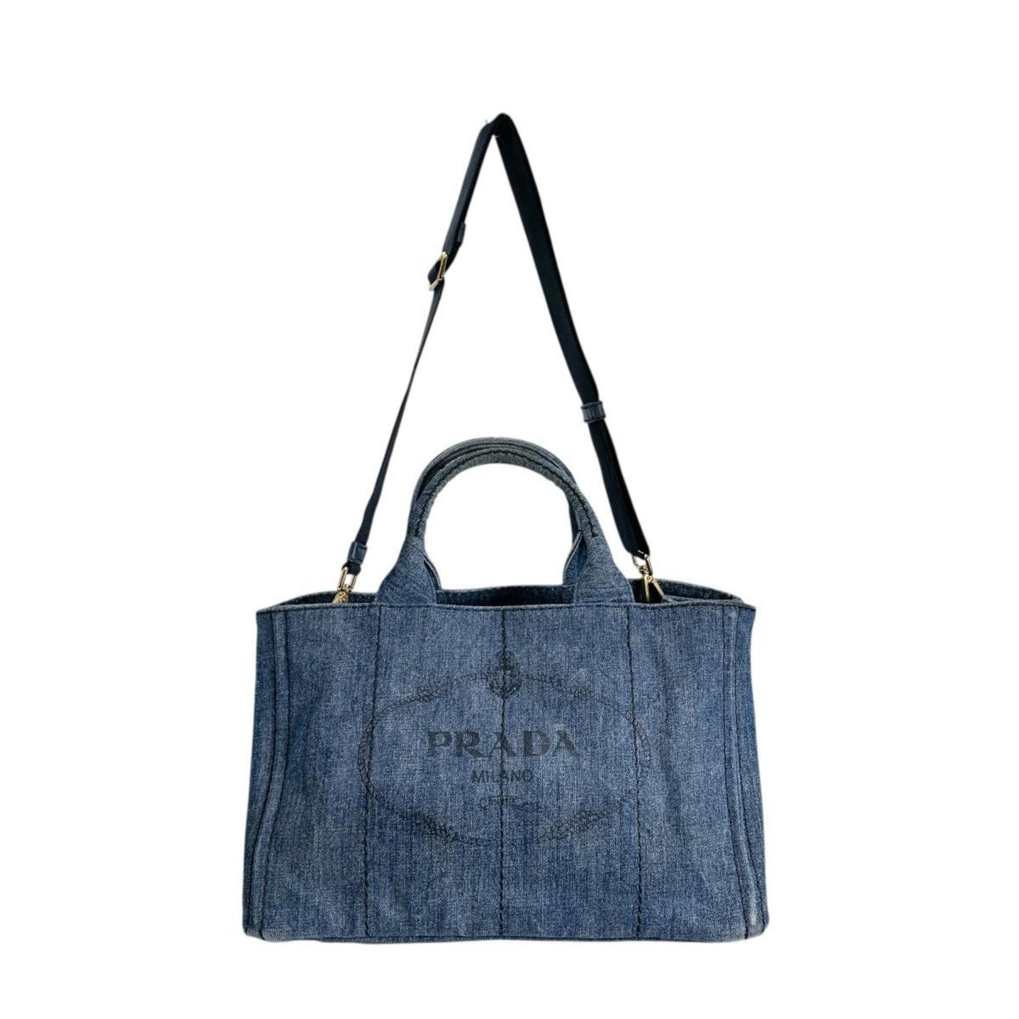 Denim Tote Bag (Pre-Owned) - Prada - Modalova