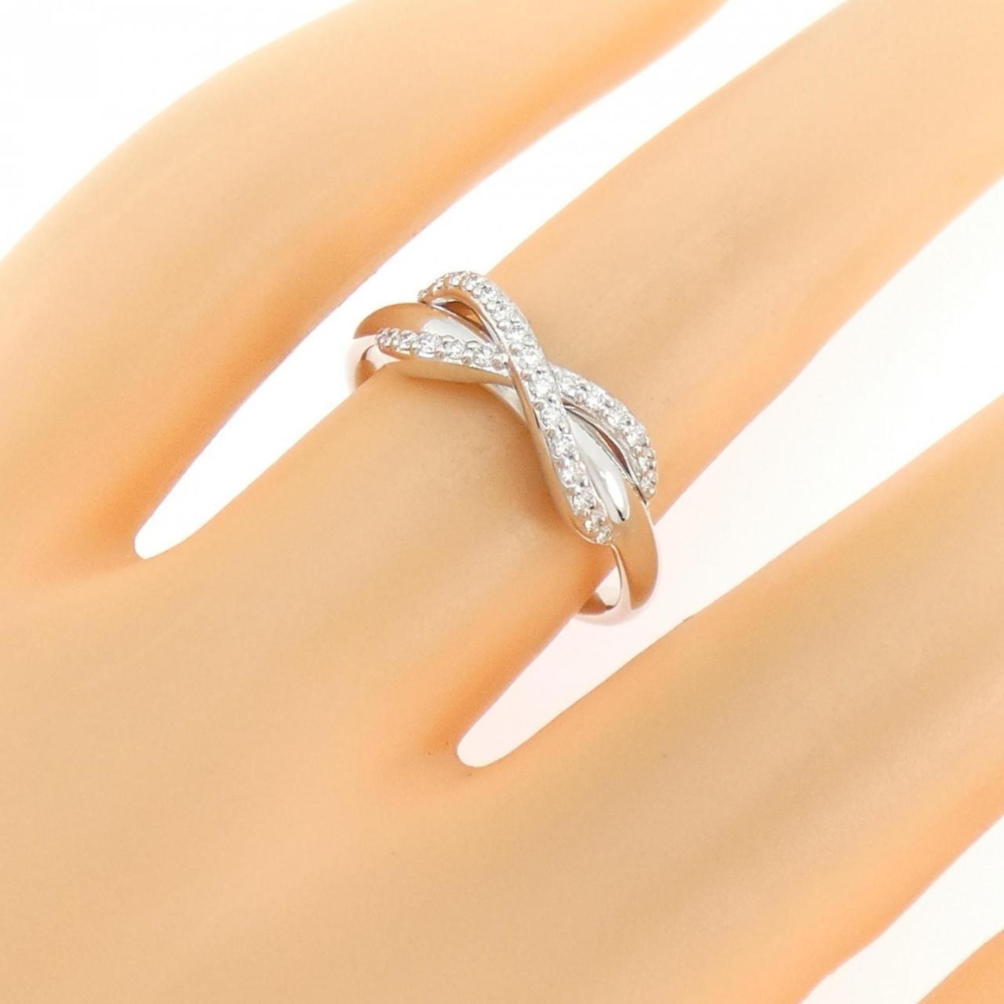 White Gold (18K) Band Ring (Pre-Owned) - Tiffany - Modalova
