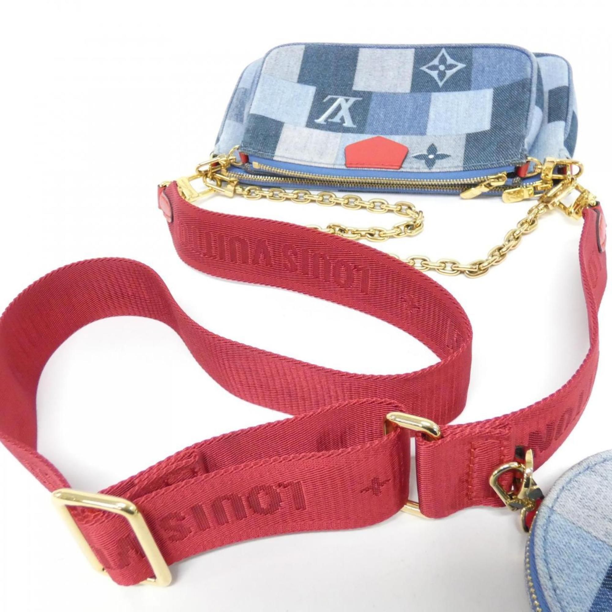 Monogram Denim Canvas Pochette Shoulder Bag (Pre-Owned) - Louis Vuitton - Modalova