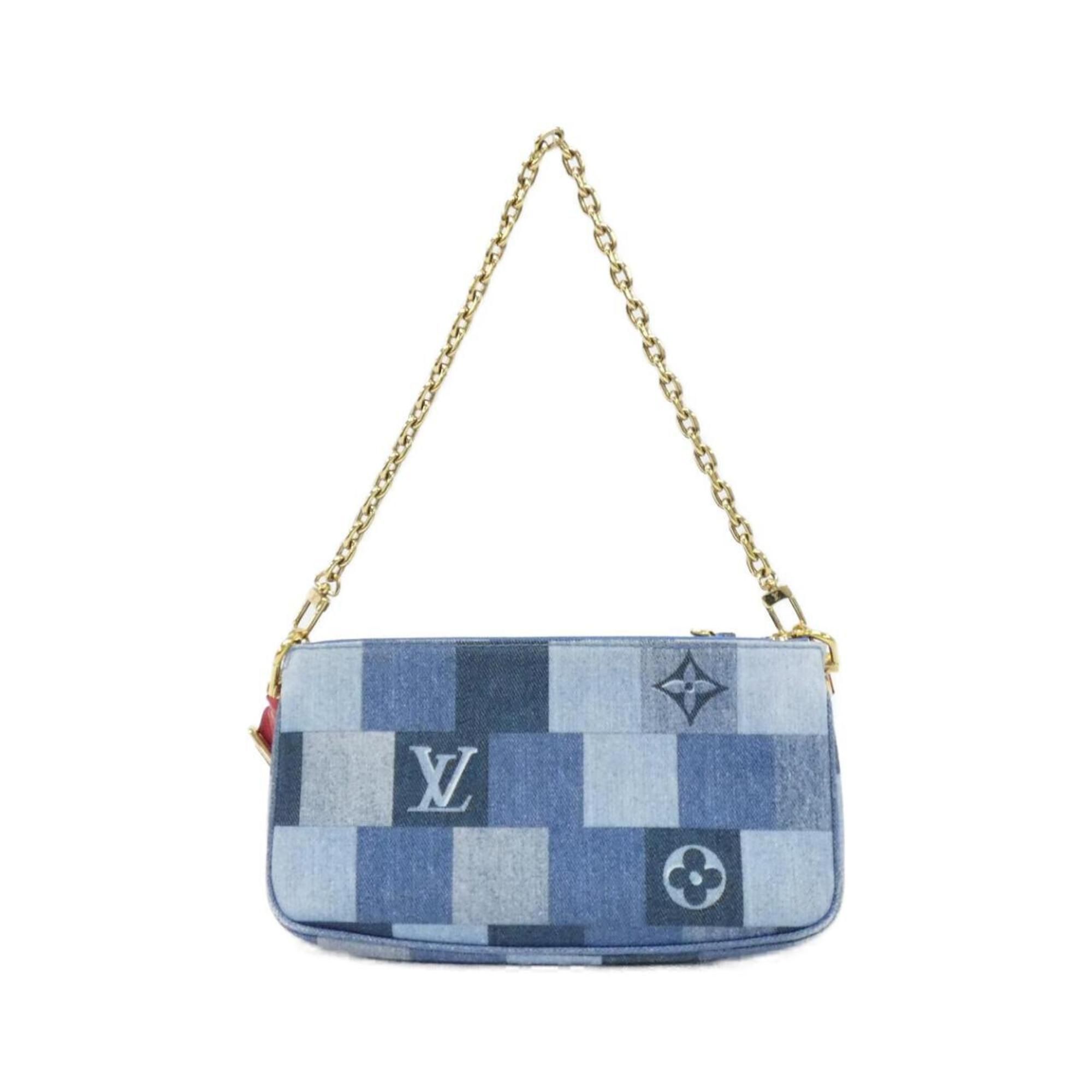 Monogram Denim Canvas Pochette Shoulder Bag (Pre-Owned) - Louis Vuitton - Modalova