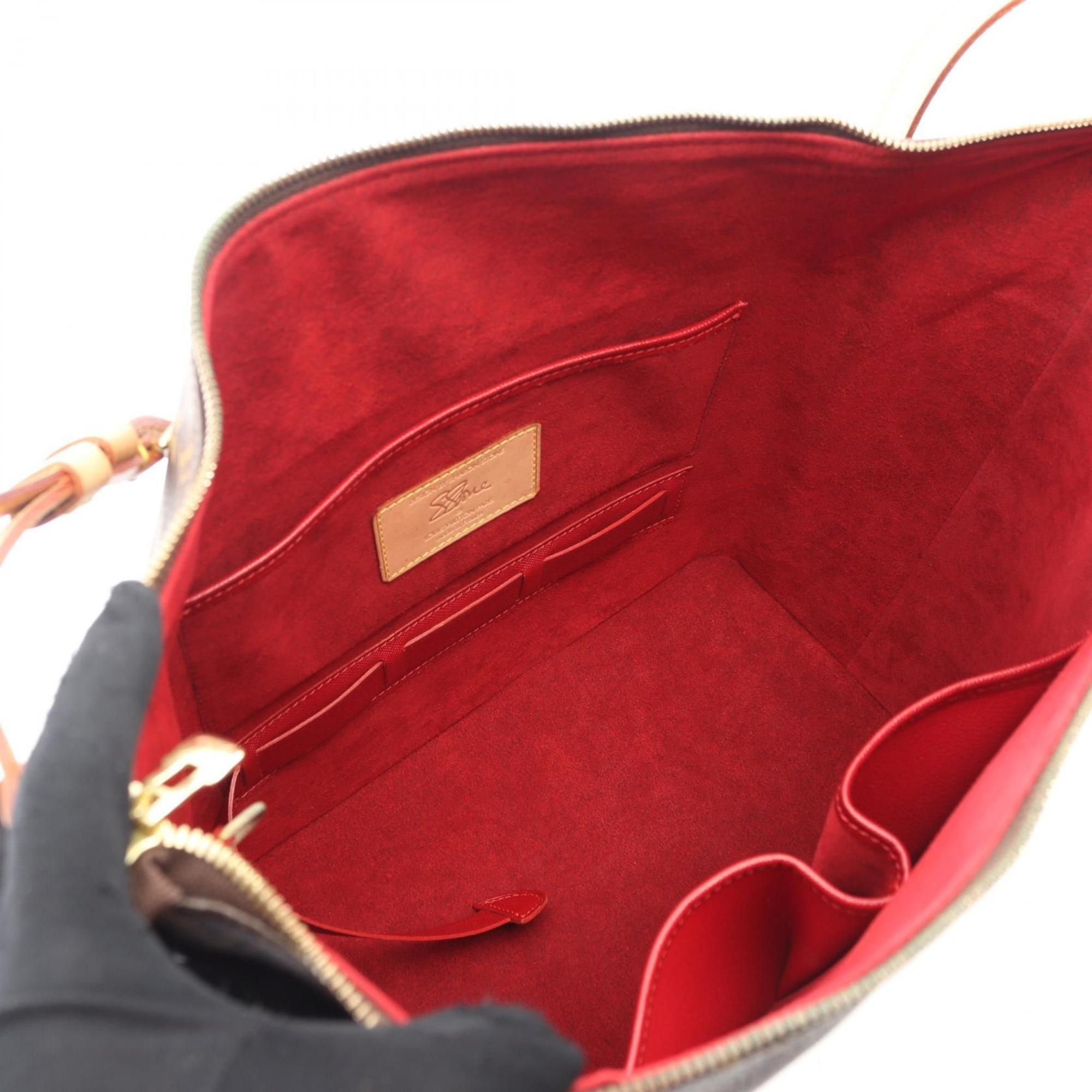 Coated Canvas Leather Shoulder Bag (Pre-Owned) - Louis Vuitton - Modalova