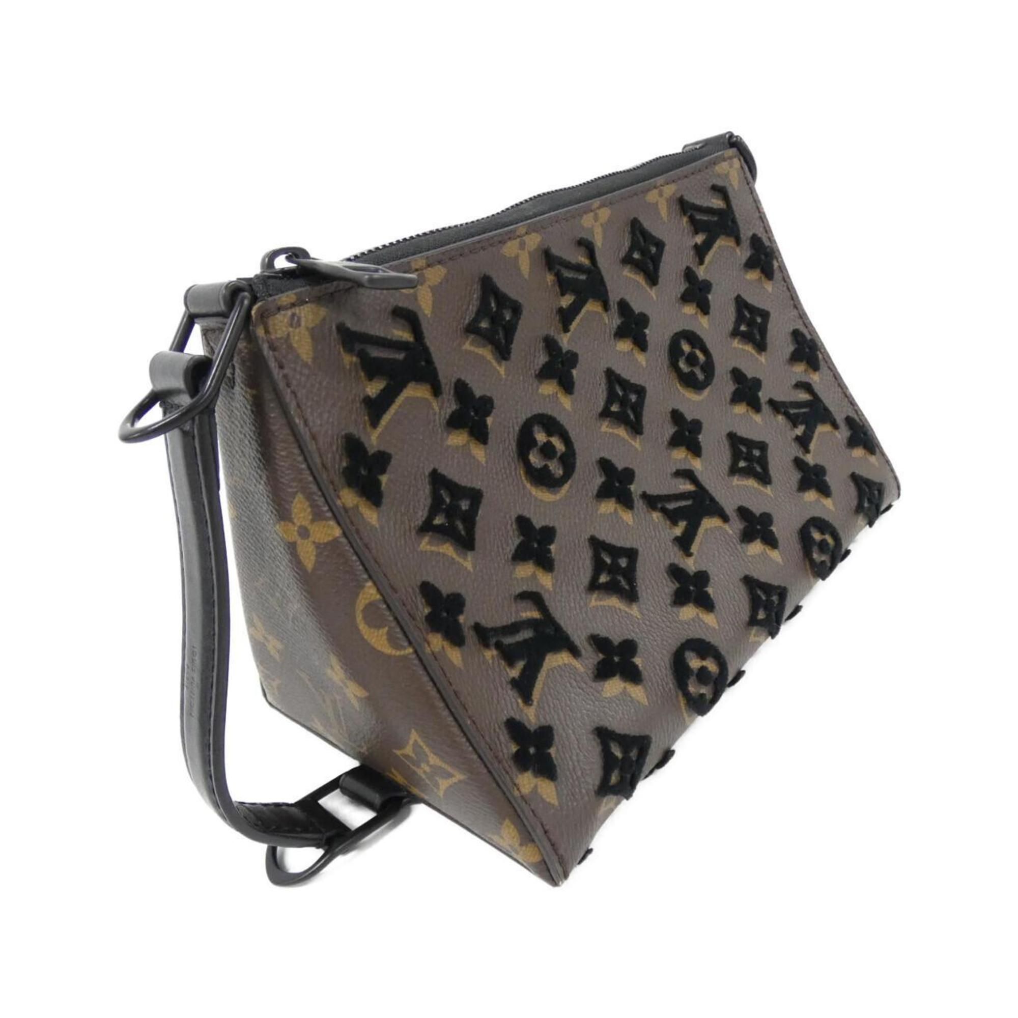 Dark Coated Canvas Shoulder Bag (Pre-Owned) - Louis Vuitton - Modalova