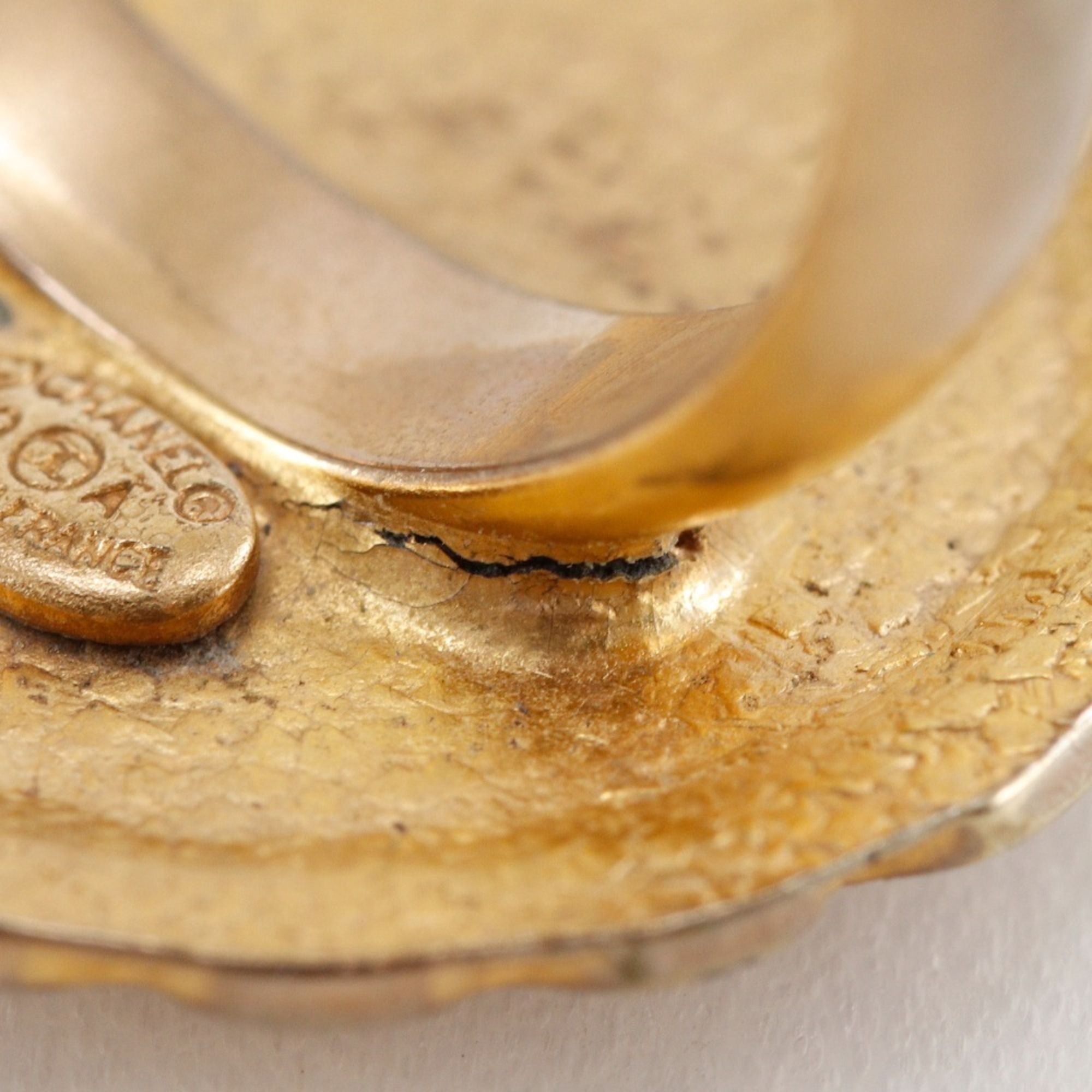 Gold Plating Band Ring (Pre-Owned) - Chanel - Modalova