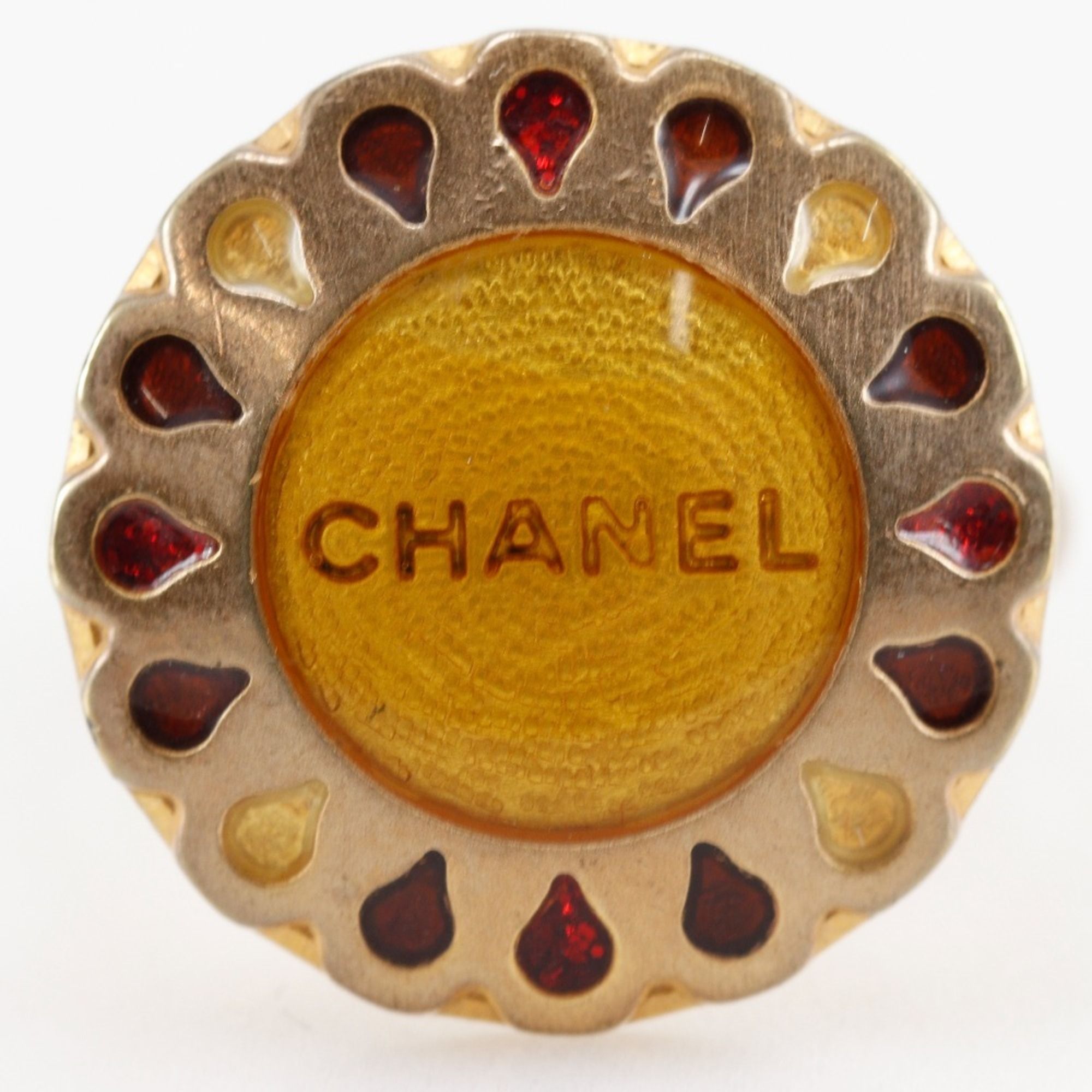 Gold Plating Band Ring (Pre-Owned) - Chanel - Modalova