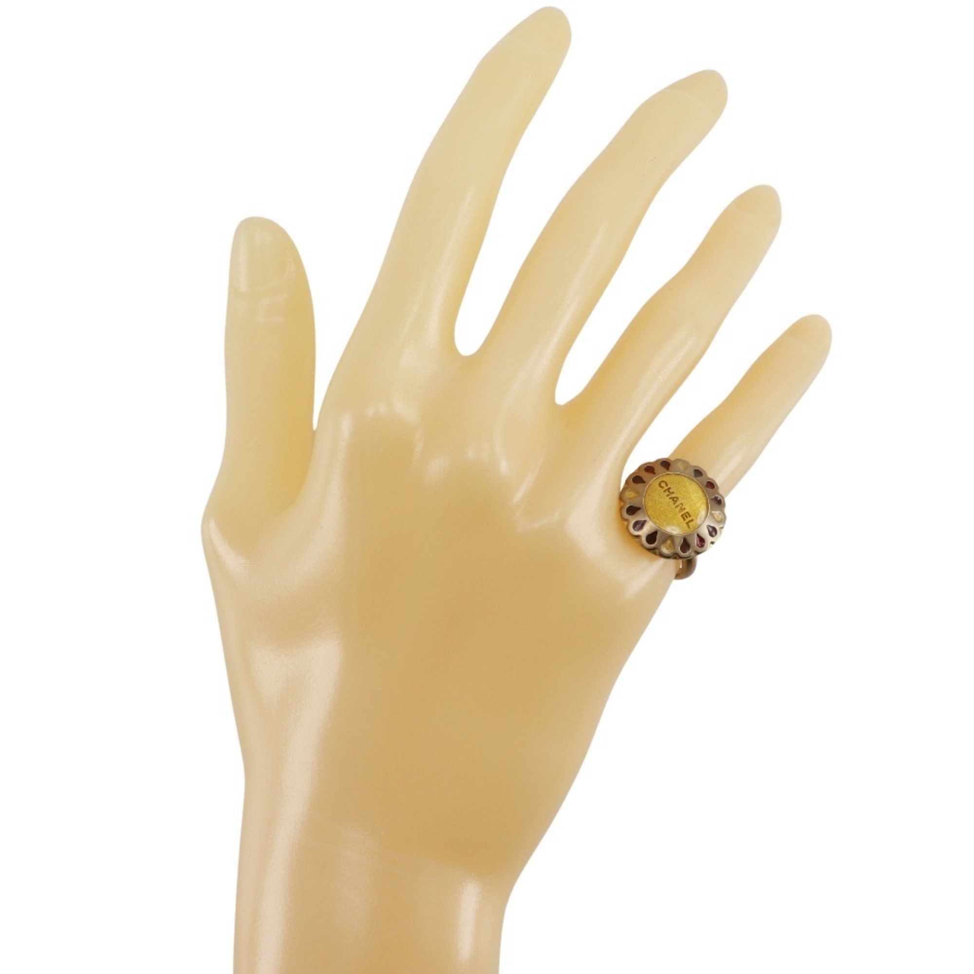 Gold Plating Band Ring (Pre-Owned) - Chanel - Modalova