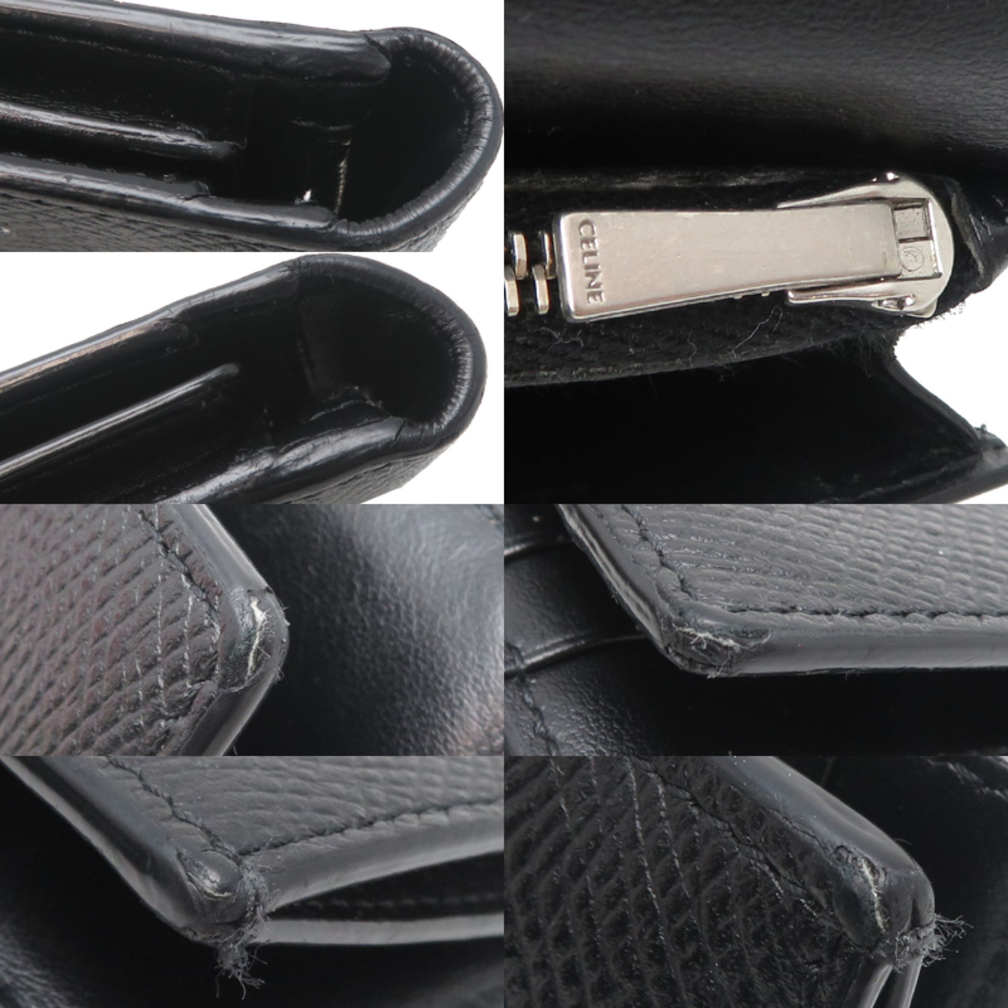 Leather Long Wallet (Bi-Fold) (Pre-Owned) - Celine - Modalova