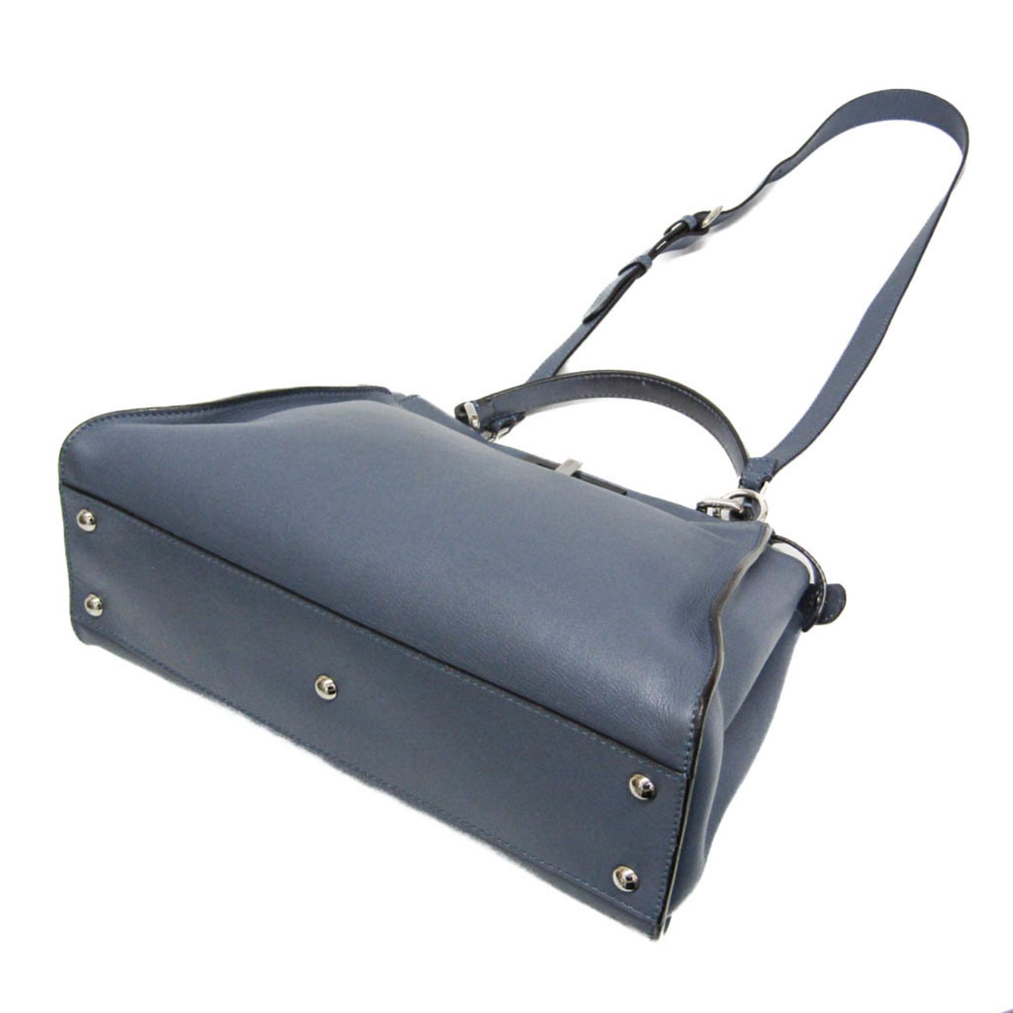 Peekaboo Leather Handbag Shoulder Bag (Pre-Owned) - Fendi - Modalova