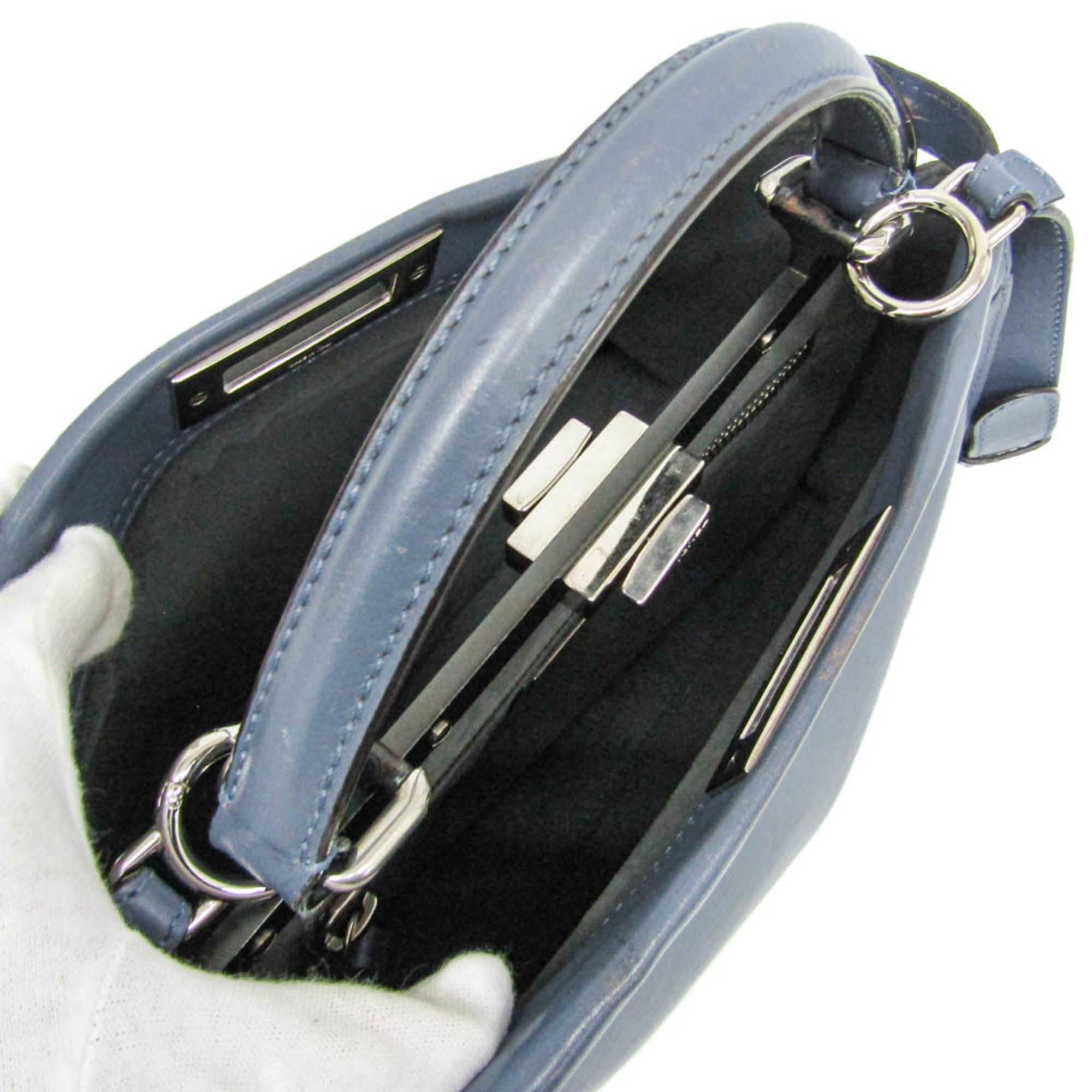 Peekaboo Leather Handbag Shoulder Bag (Pre-Owned) - Fendi - Modalova