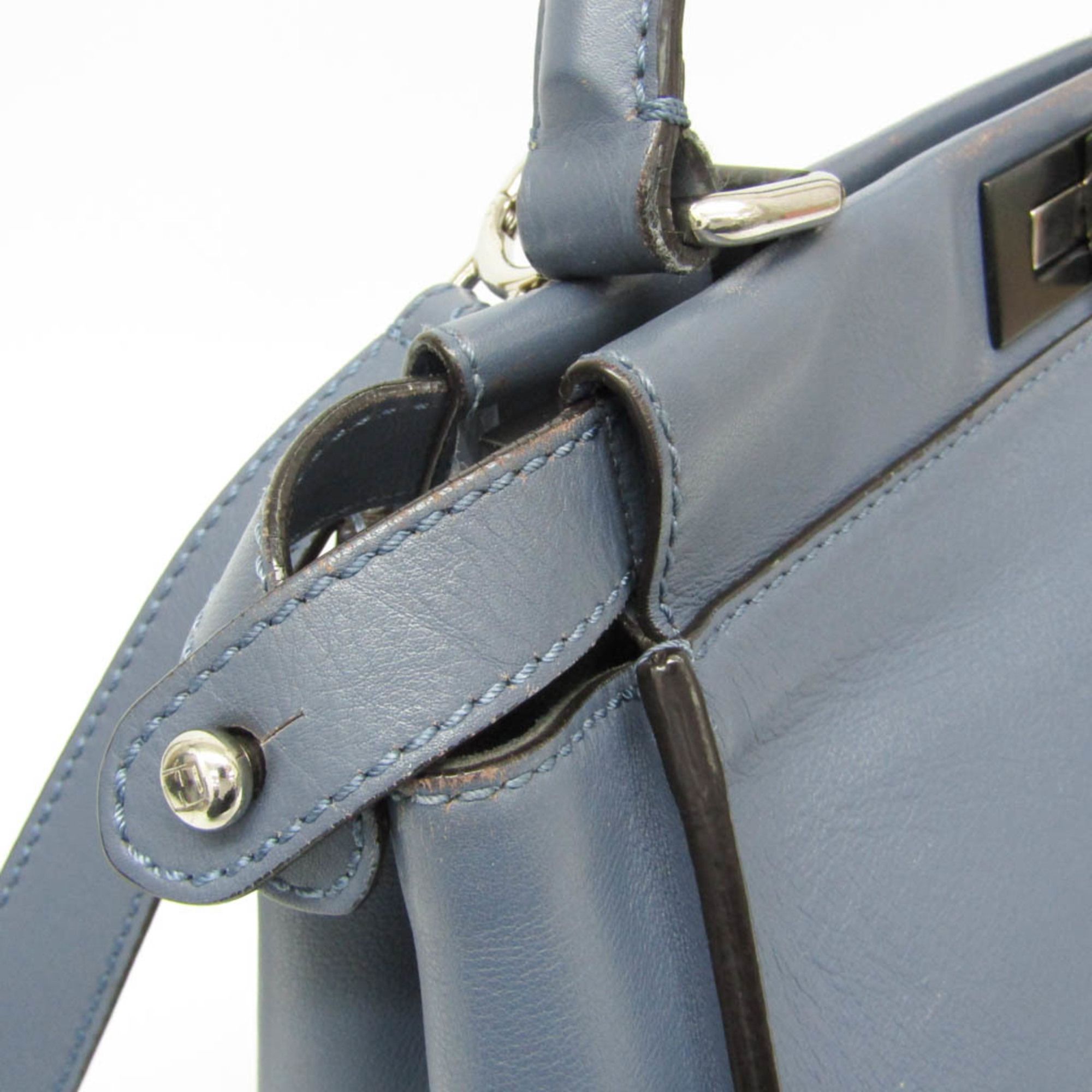 Peekaboo Leather Handbag Shoulder Bag (Pre-Owned) - Fendi - Modalova