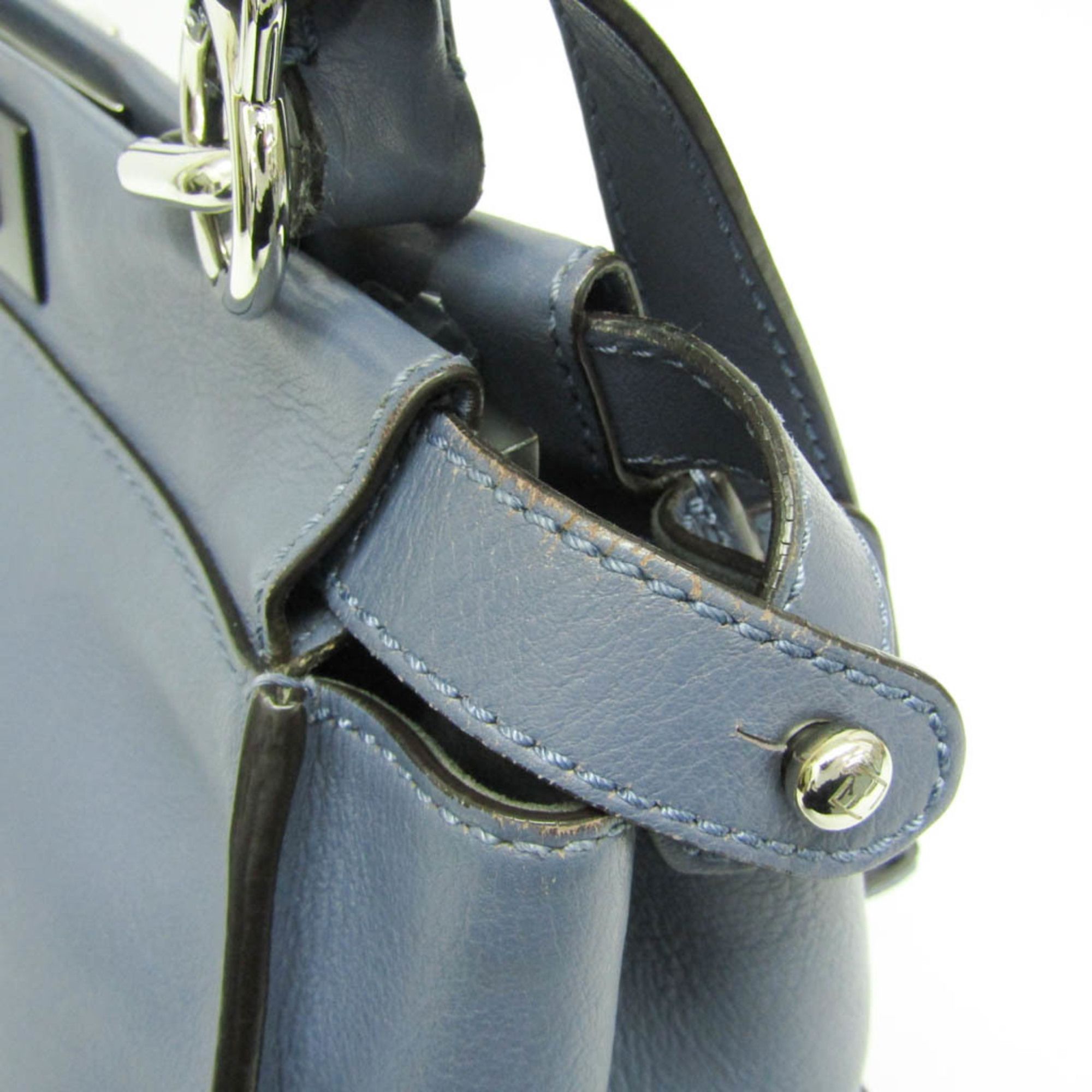 Peekaboo Leather Handbag Shoulder Bag (Pre-Owned) - Fendi - Modalova