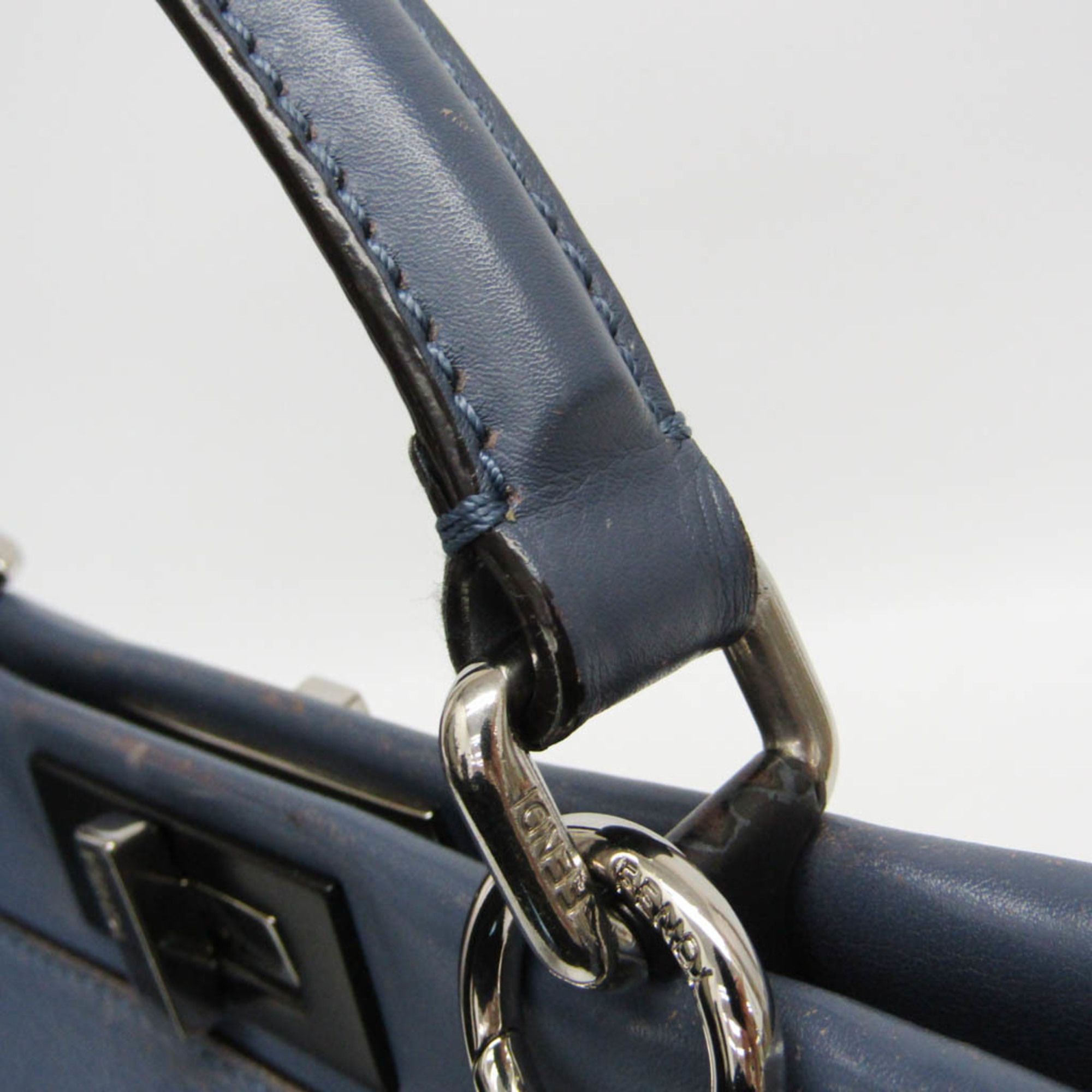 Peekaboo Leather Handbag Shoulder Bag (Pre-Owned) - Fendi - Modalova