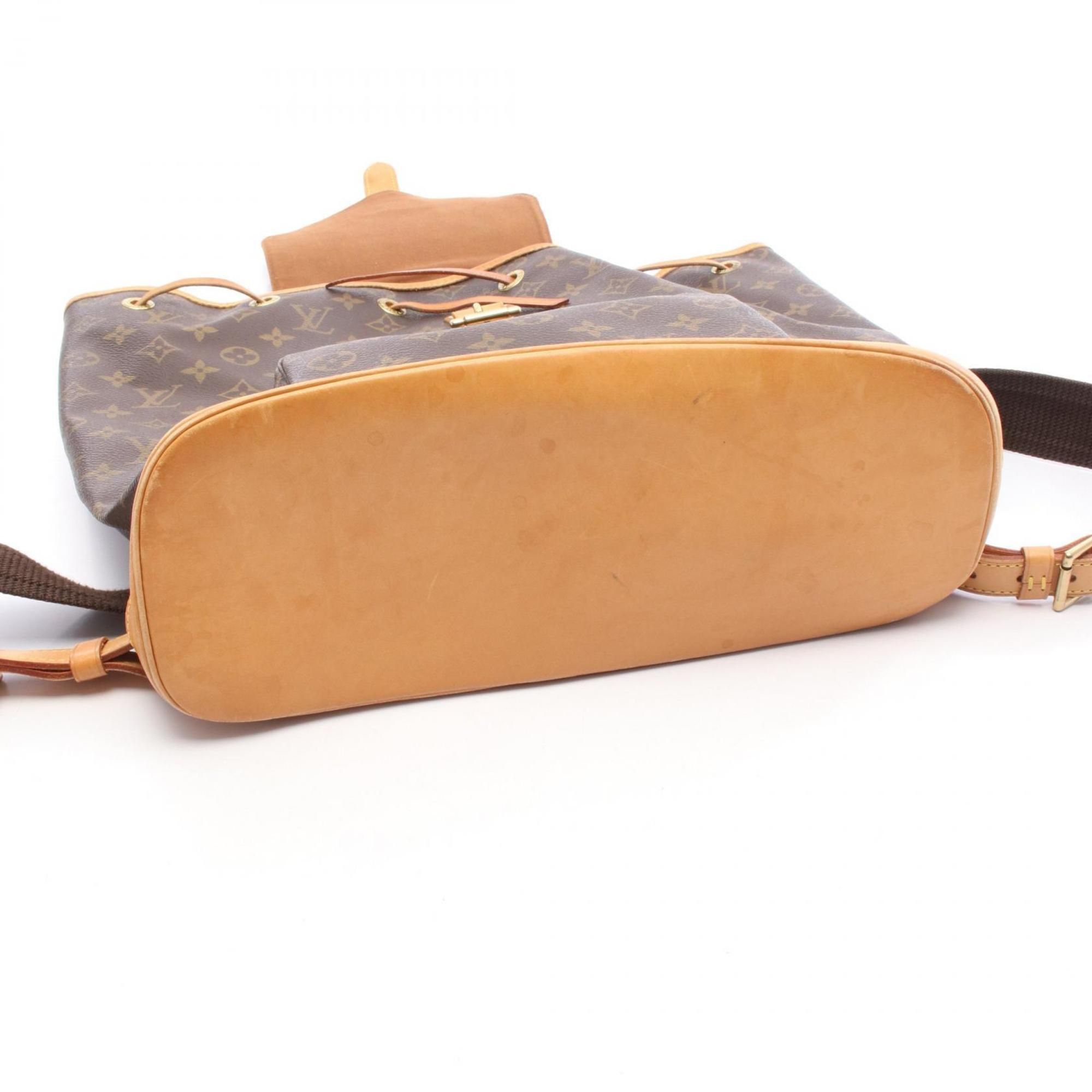 Pvc Coated Canvas Monogram Leather Backpack (Pre-Owned) - Louis Vuitton - Modalova