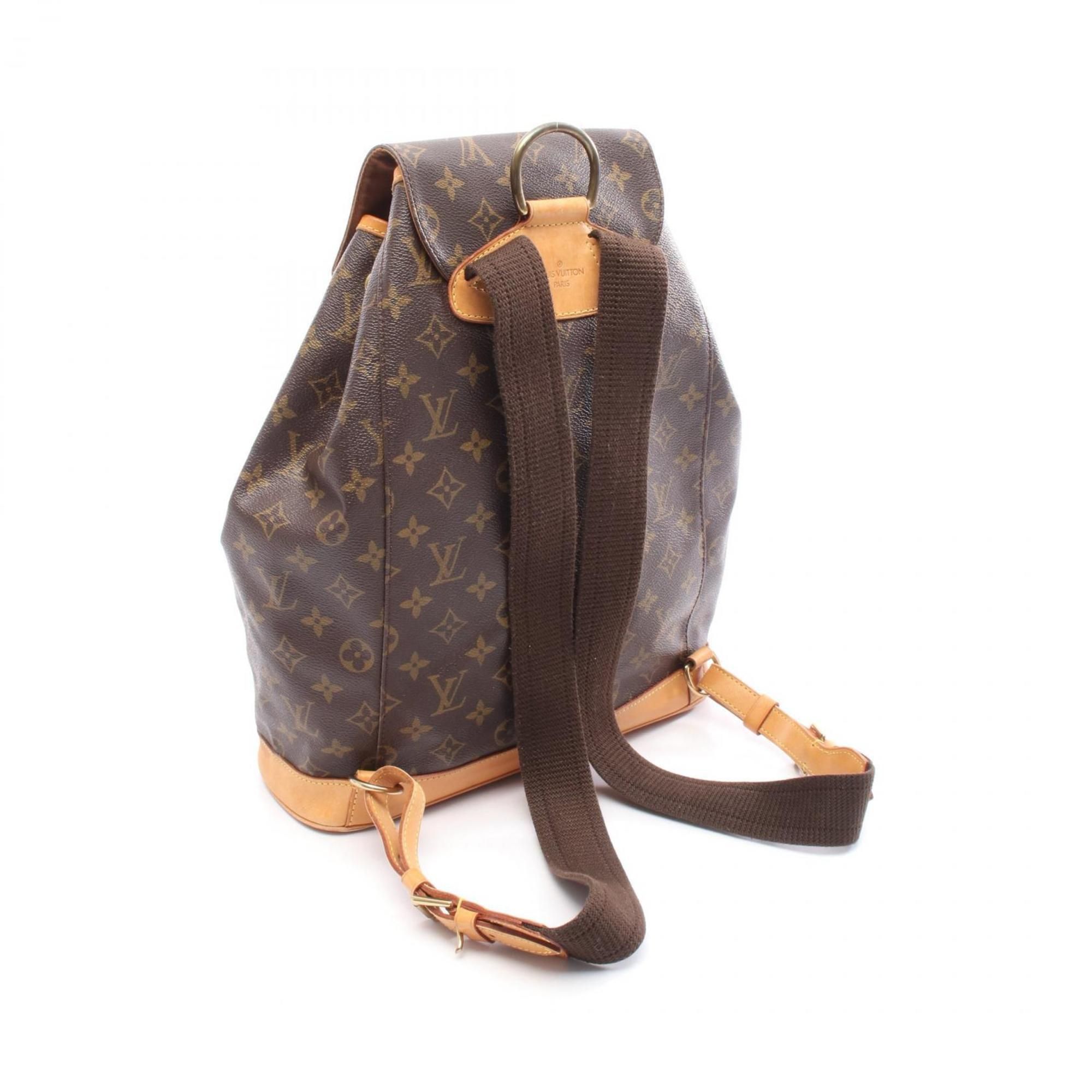 Pvc Coated Canvas Monogram Leather Backpack (Pre-Owned) - Louis Vuitton - Modalova