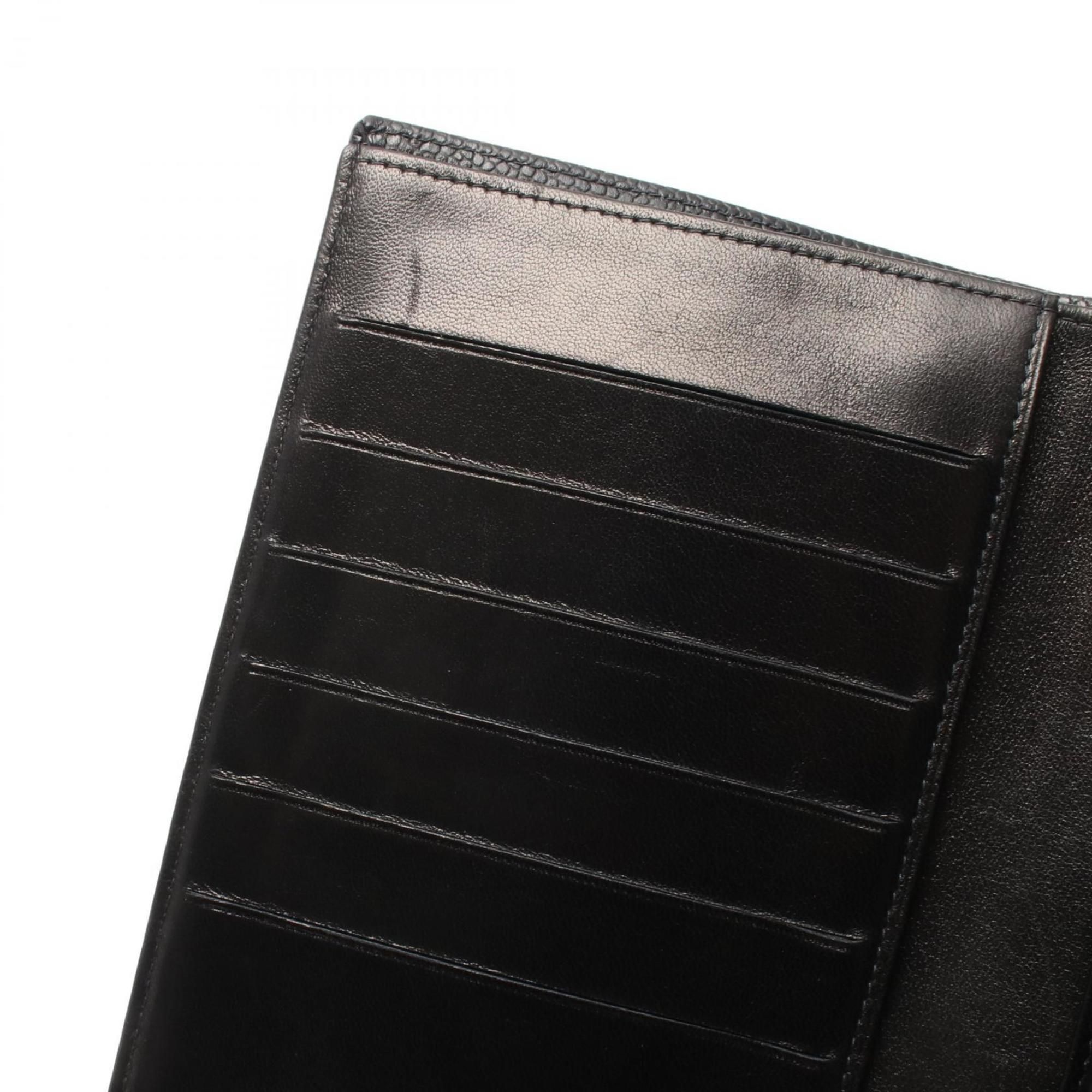Leather Long Wallet (Bi-Fold) (Pre-Owned) - Chanel - Modalova