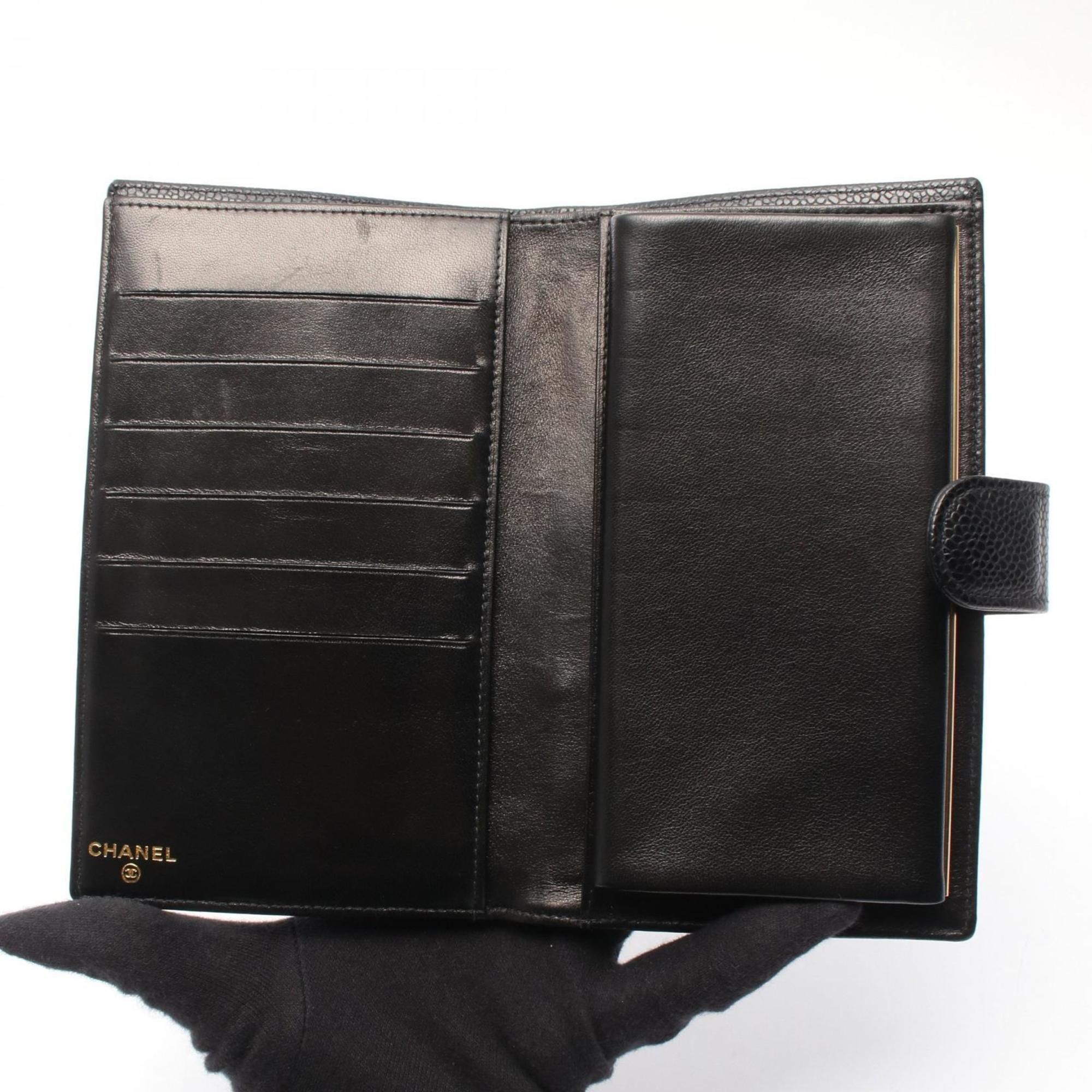 Leather Long Wallet (Bi-Fold) (Pre-Owned) - Chanel - Modalova