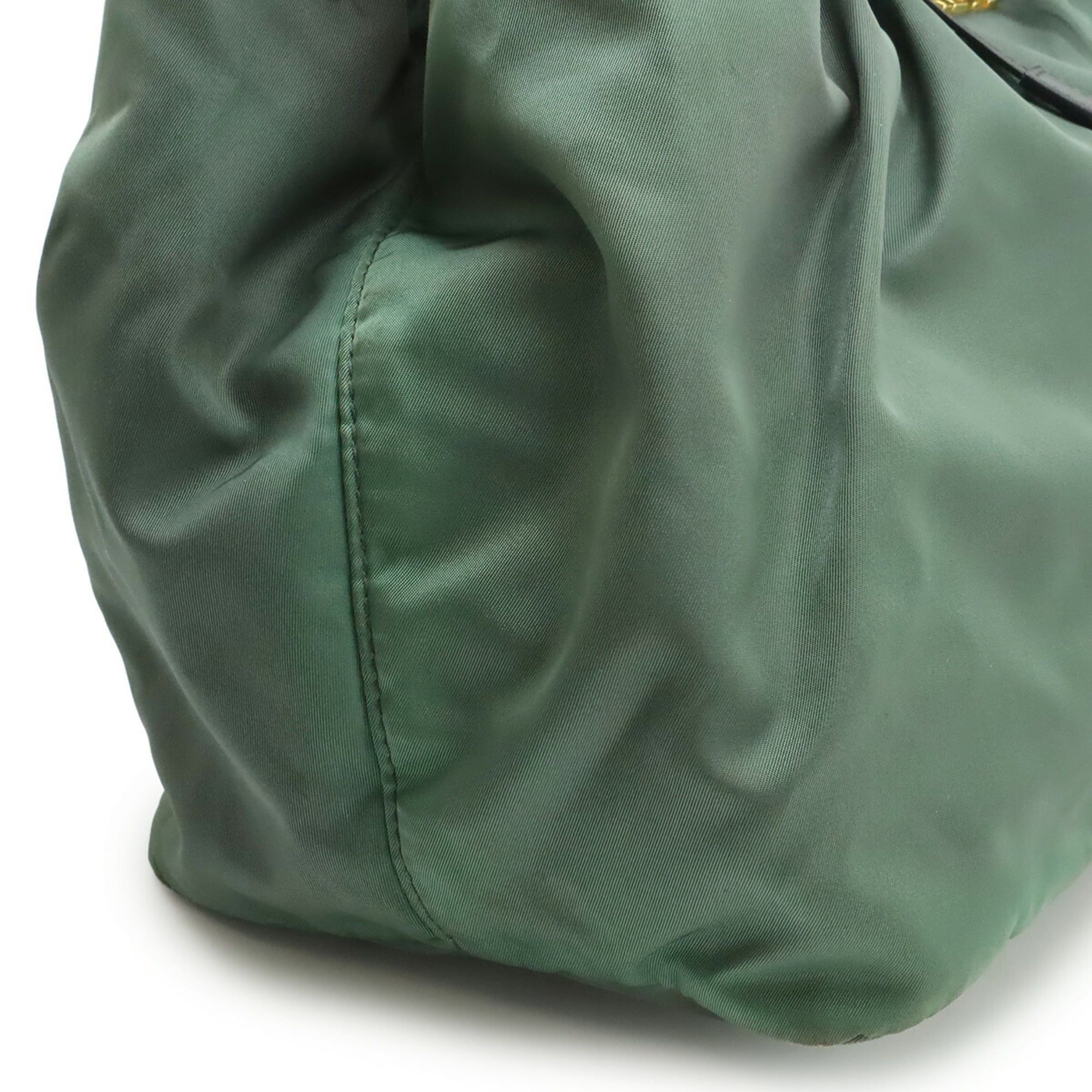 Nylon Leather Handbag Shoulder Bag (Pre-Owned) - Prada - Modalova