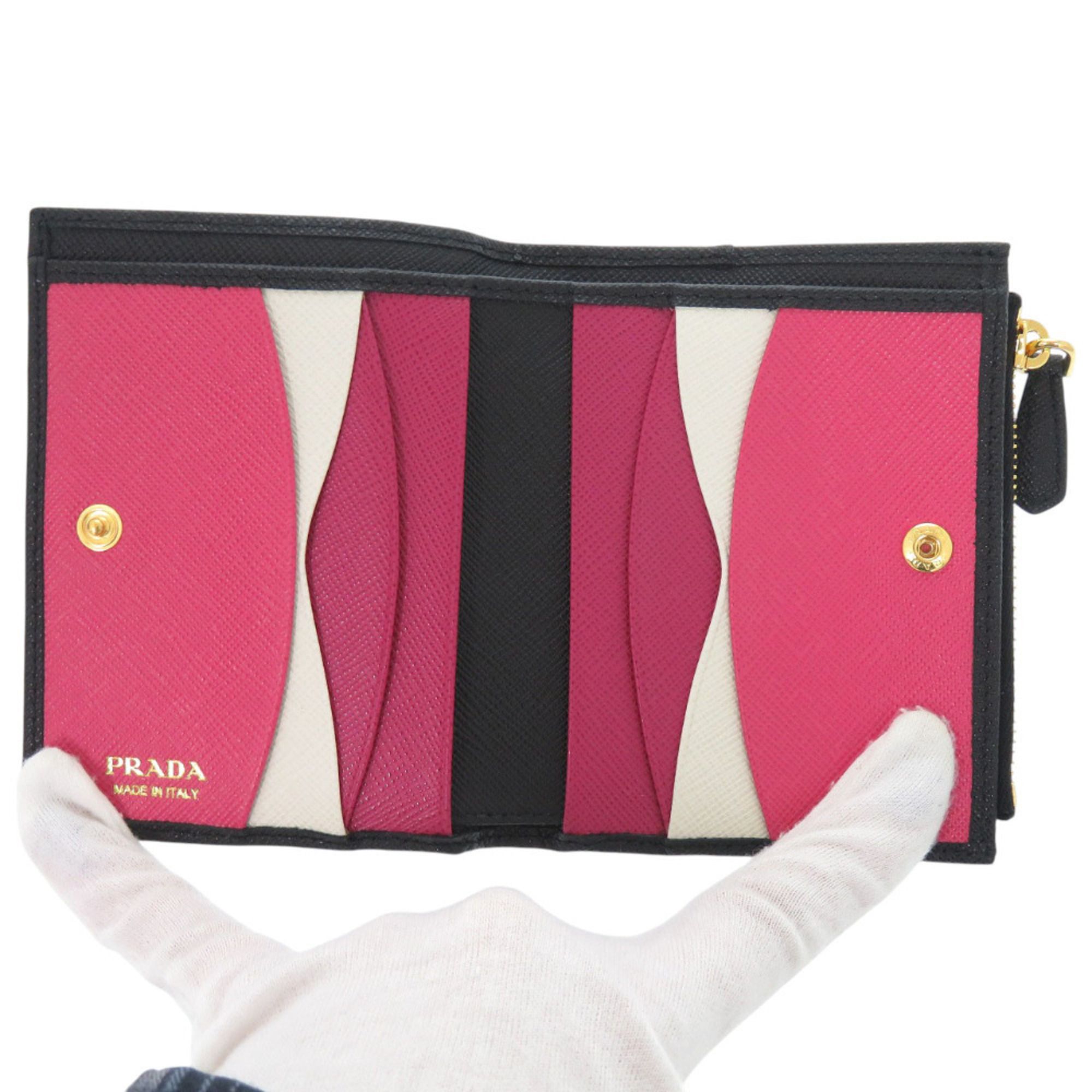 Leather Wallet (Bi-Fold) (Pre-Owned) - Prada - Modalova