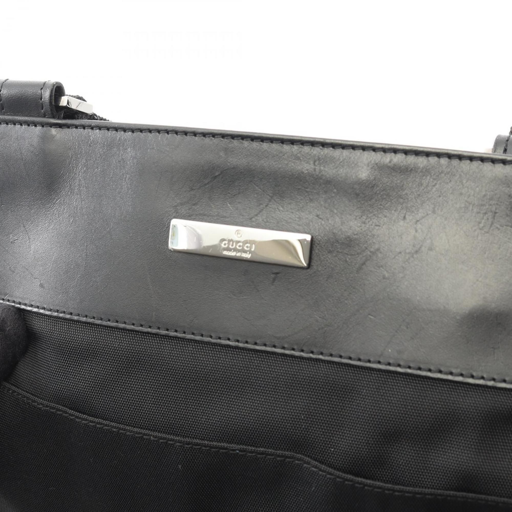 Canvas Leather Shoulder Bag (Pre-Owned) - Gucci - Modalova