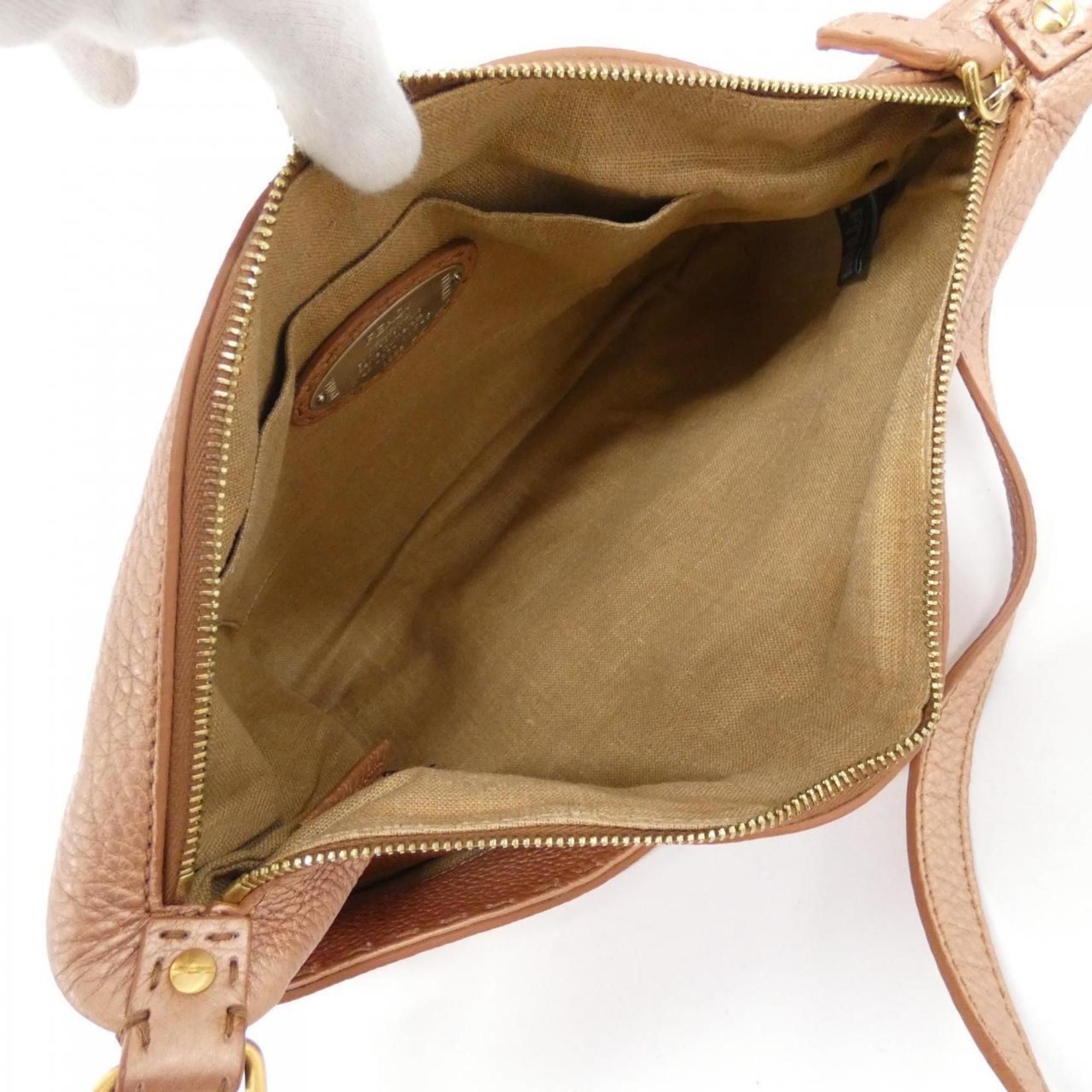 Leather Shoulder Bag (Pre-Owned) - Fendi - Modalova
