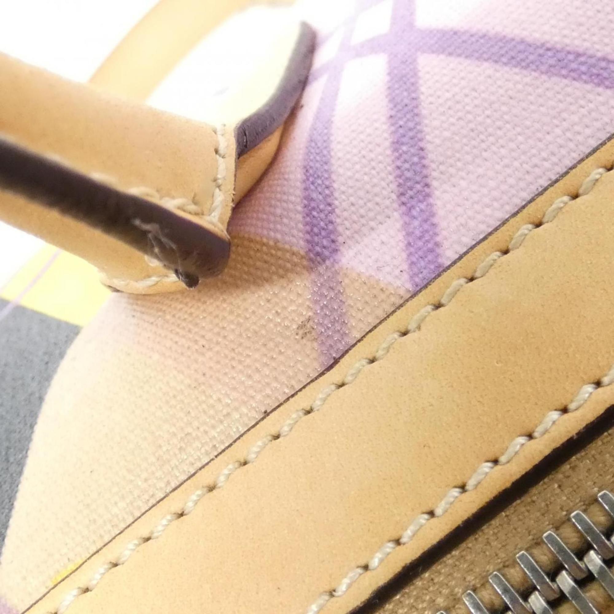 Coated Canvas Leather Boston Bag (Pre-Owned) - Christian Dior - Modalova