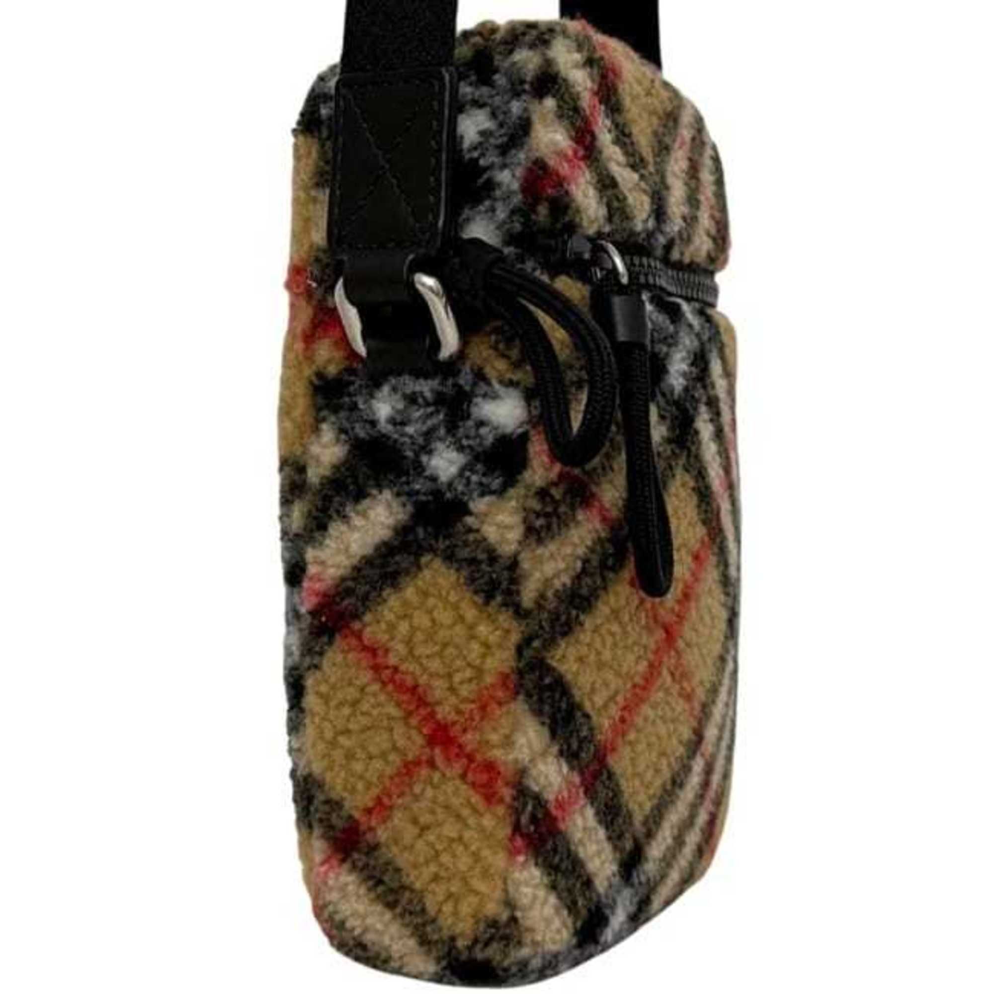 Wool Leather Shoulder Bag (Pre-Owned) - Burberry - Modalova