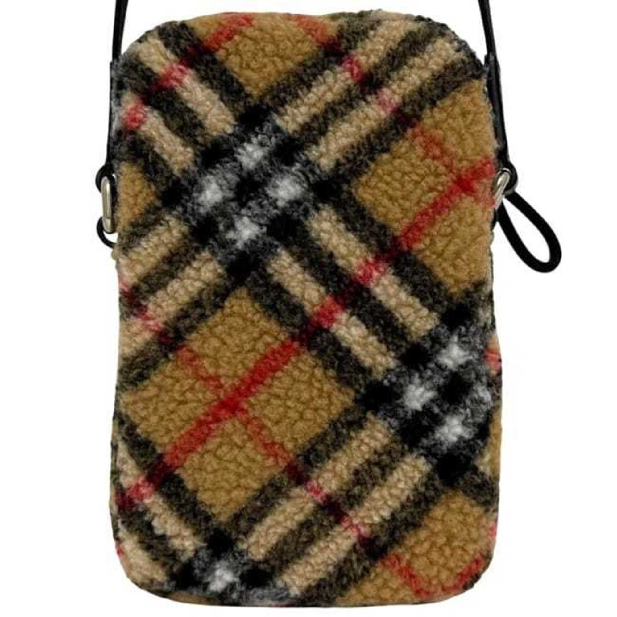 Wool Leather Shoulder Bag (Pre-Owned) - Burberry - Modalova