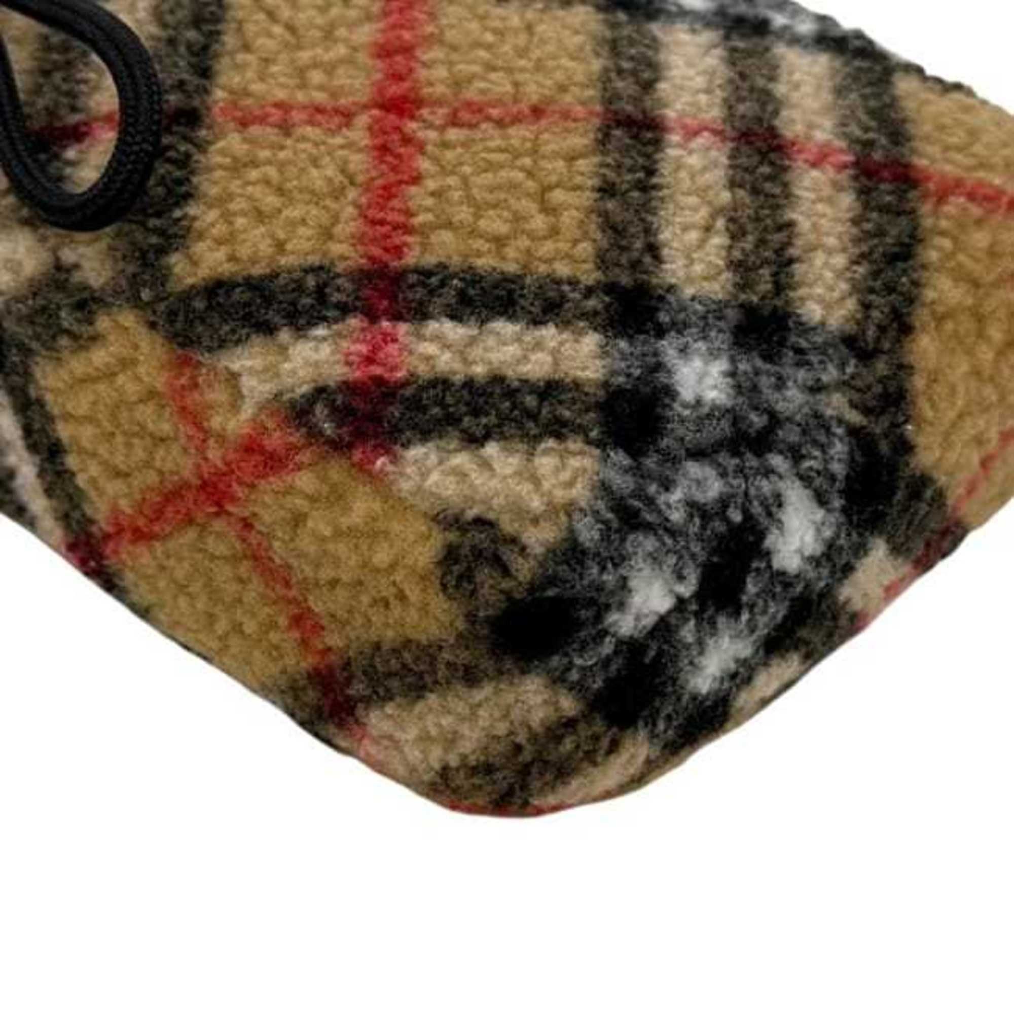 Wool Leather Shoulder Bag (Pre-Owned) - Burberry - Modalova