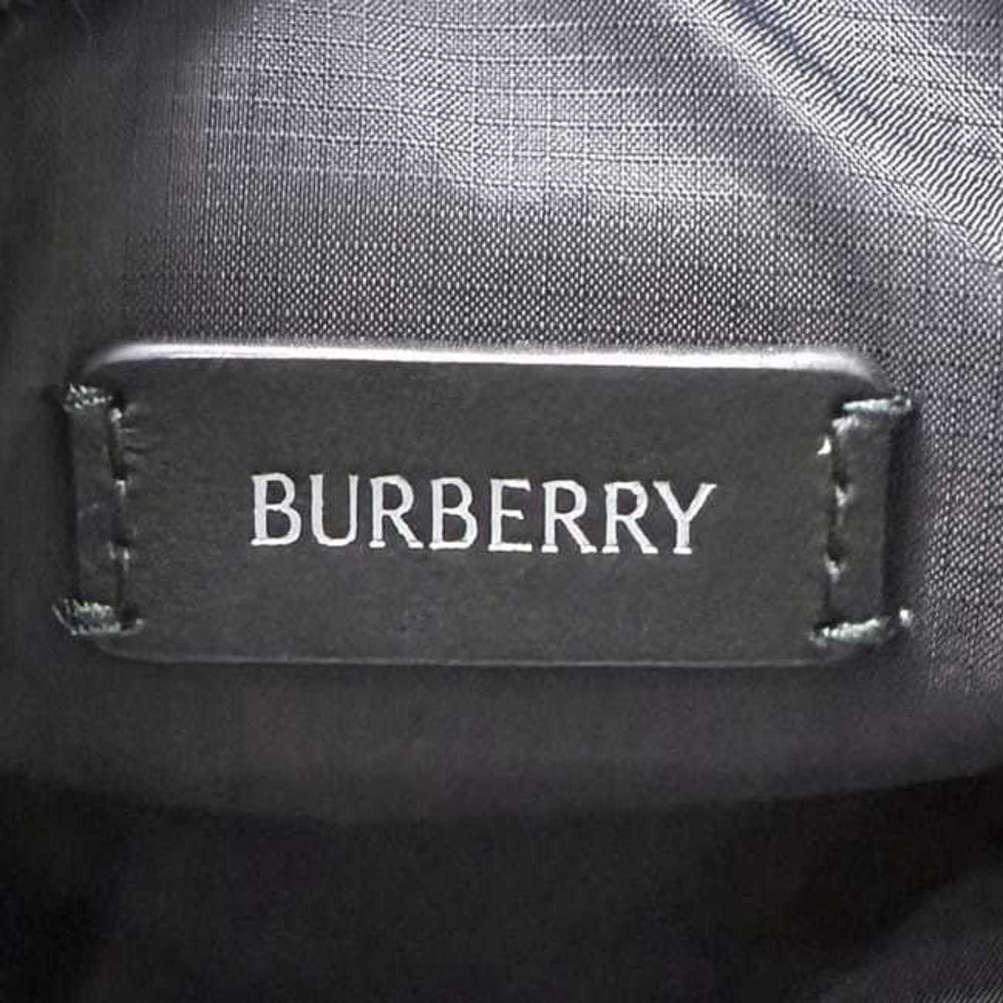 Wool Leather Shoulder Bag (Pre-Owned) - Burberry - Modalova