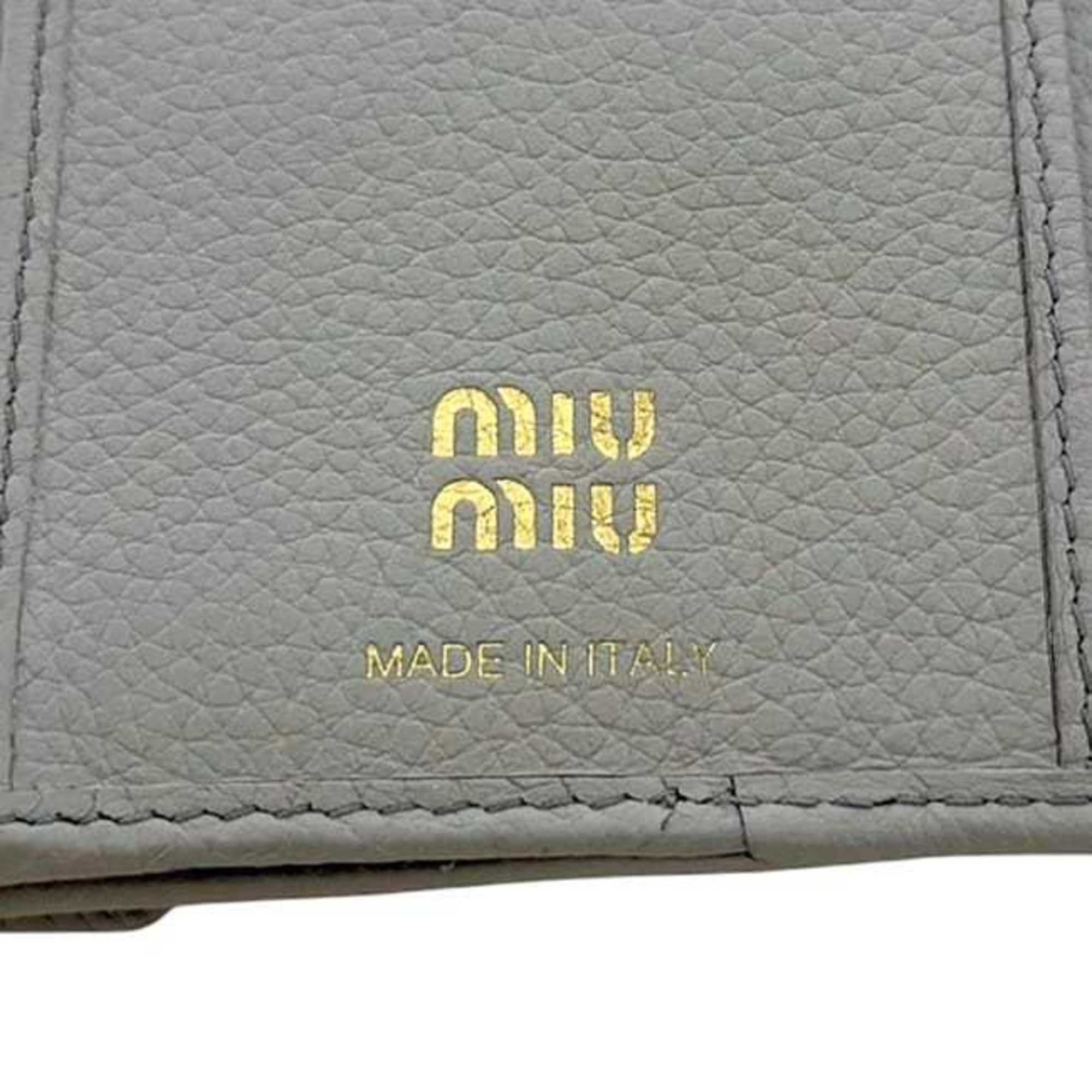 Leather Wallet (Tri-Fold) (Pre-Owned) - Miu Miu - Modalova