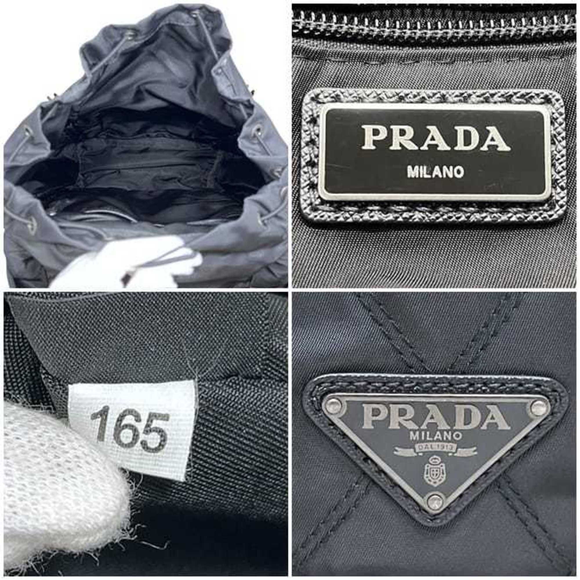 Nylon Leather Backpack (Pre-Owned) - Prada - Modalova