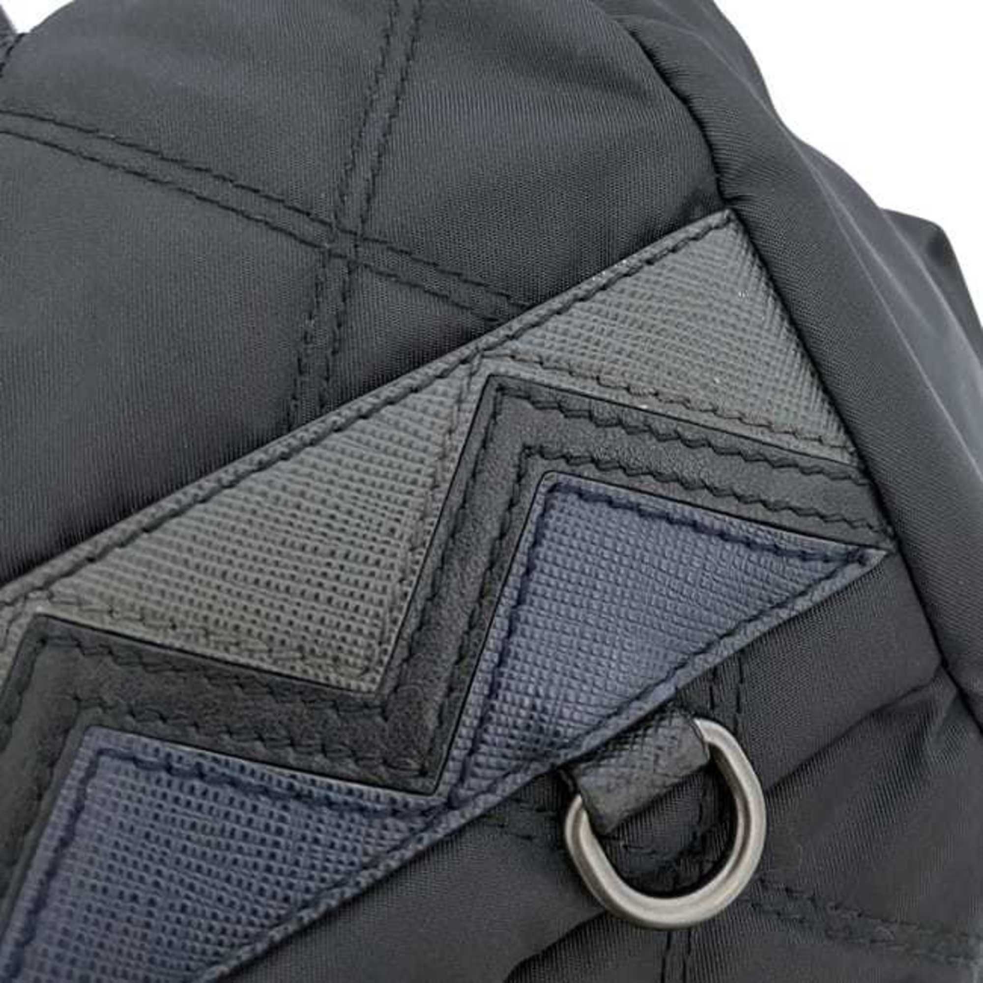 Nylon Leather Backpack (Pre-Owned) - Prada - Modalova