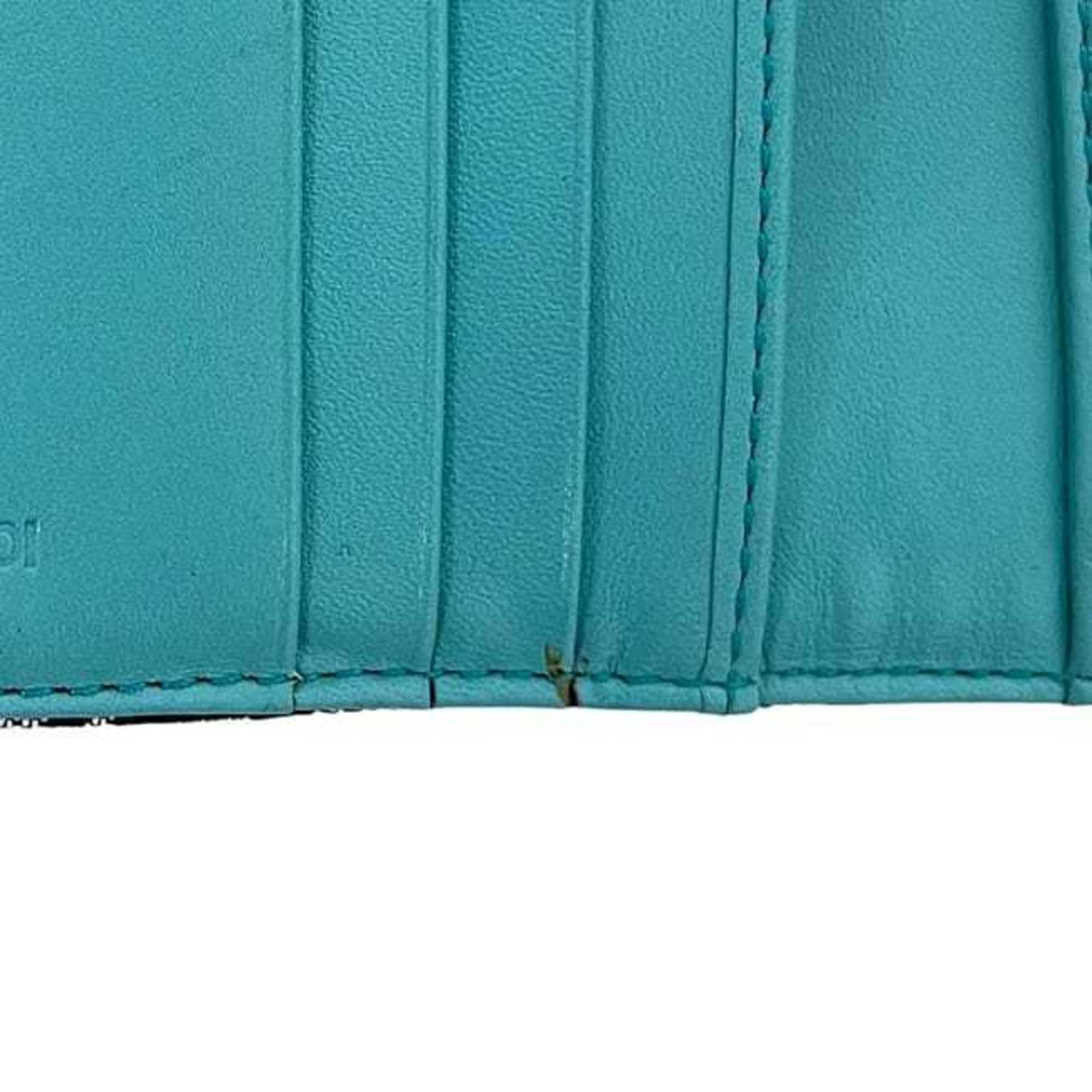 Zucchino Canvas Leather Wallet (Tri-Fold) (Pre-Owned) - Fendi - Modalova