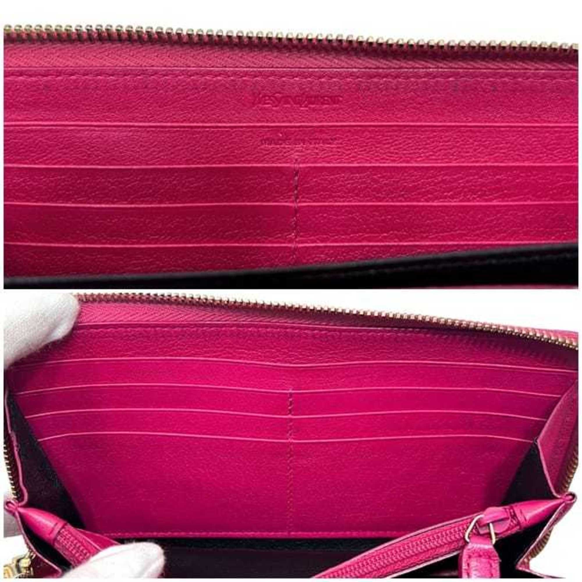 Leather Long Wallet (Bi-Fold) (Pre-Owned) - Yves Saint Laurent - Modalova