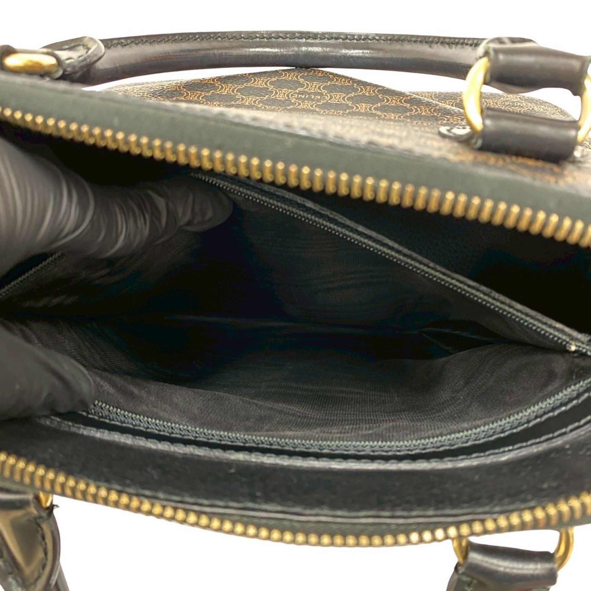 Leather Pvc Boston Bag Handbag (Pre-Owned) - Celine - Modalova