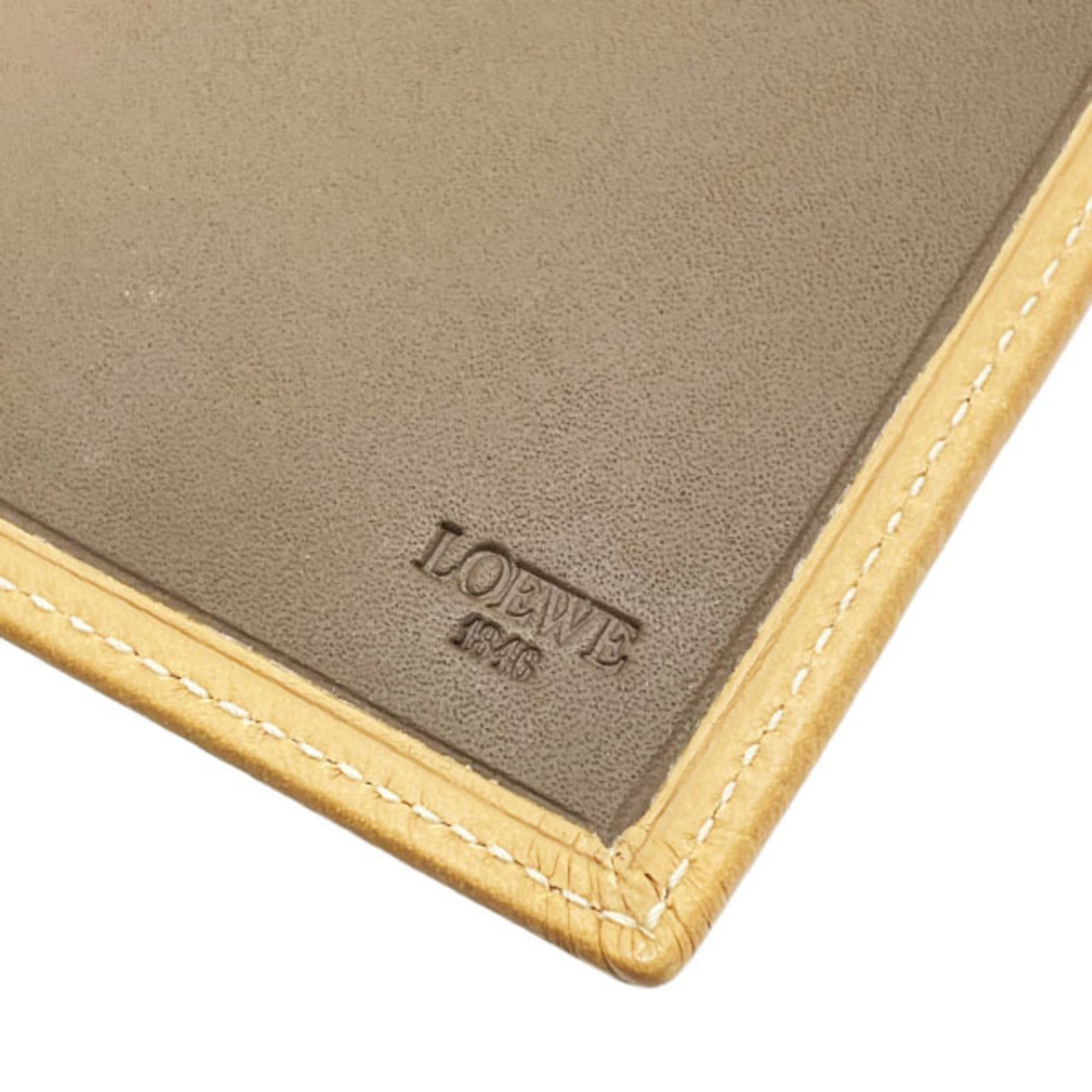Leather Long Bill Wallet (Bi-Fold) (Pre-Owned) - Loewe - Modalova