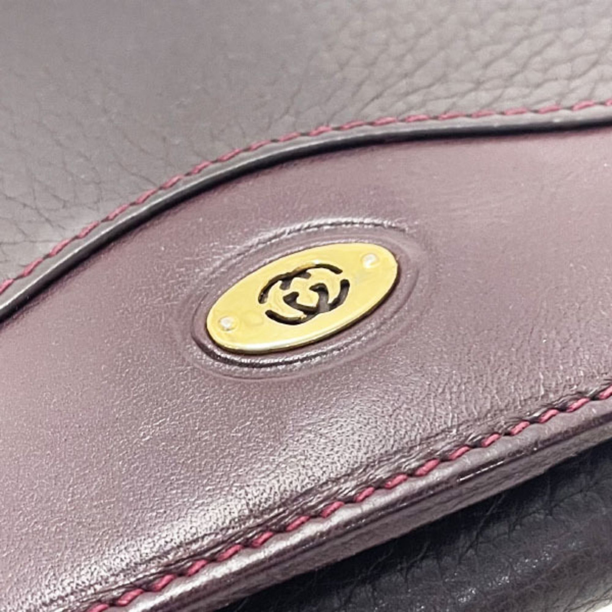 Leather Long Wallet (Bi-Fold) (Pre-Owned) - Gucci - Modalova