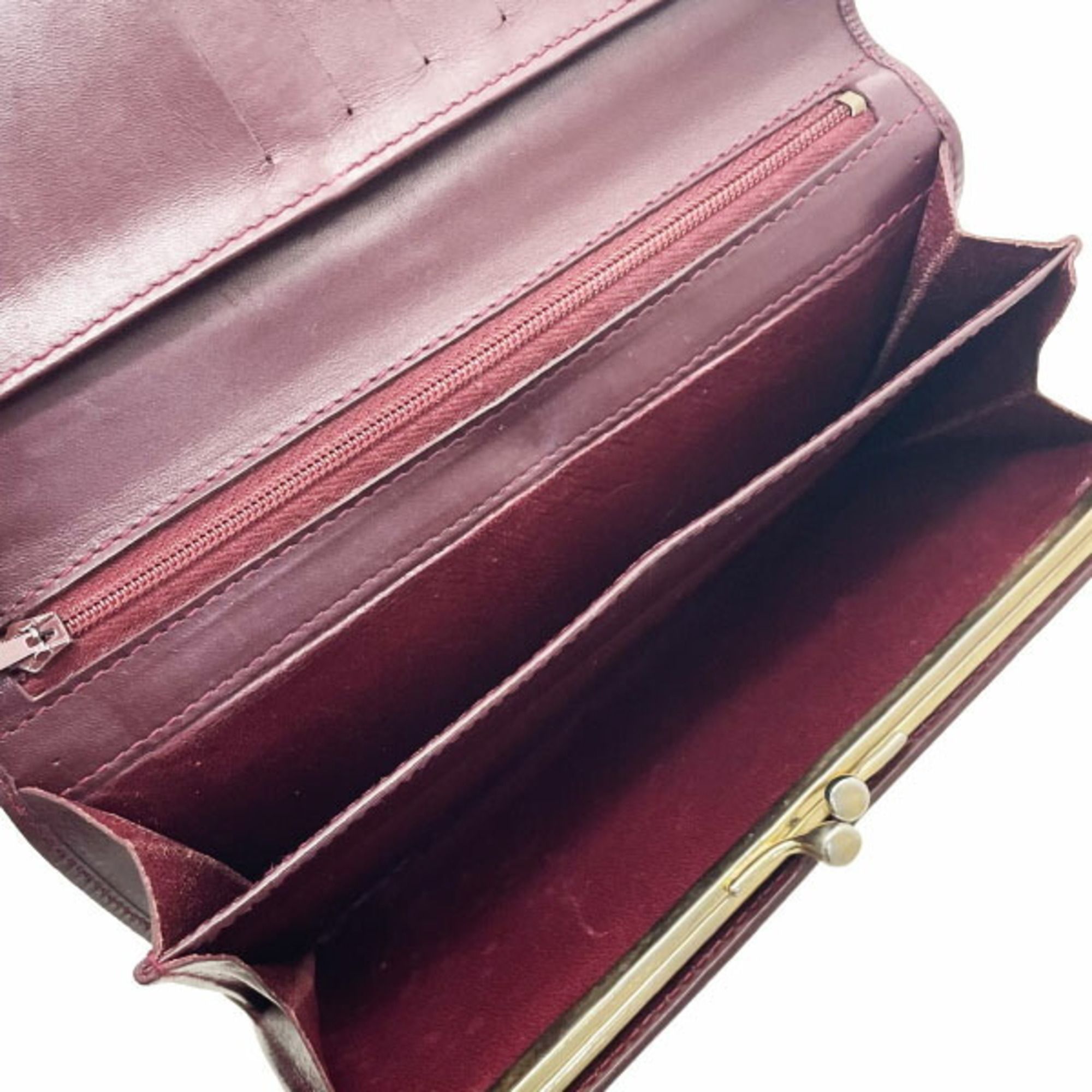 Leather Long Wallet (Bi-Fold) (Pre-Owned) - Gucci - Modalova