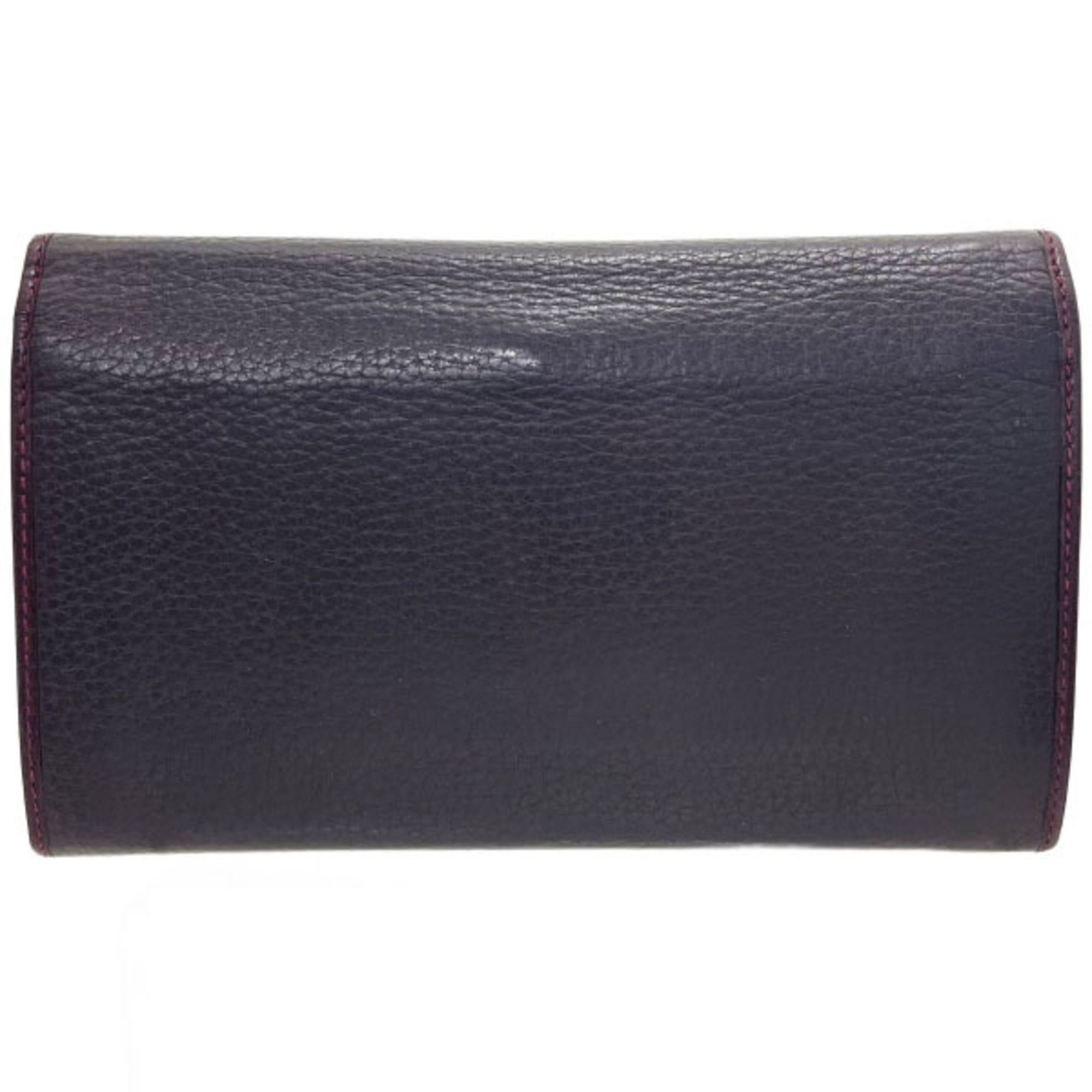 Leather Long Wallet (Bi-Fold) (Pre-Owned) - Gucci - Modalova
